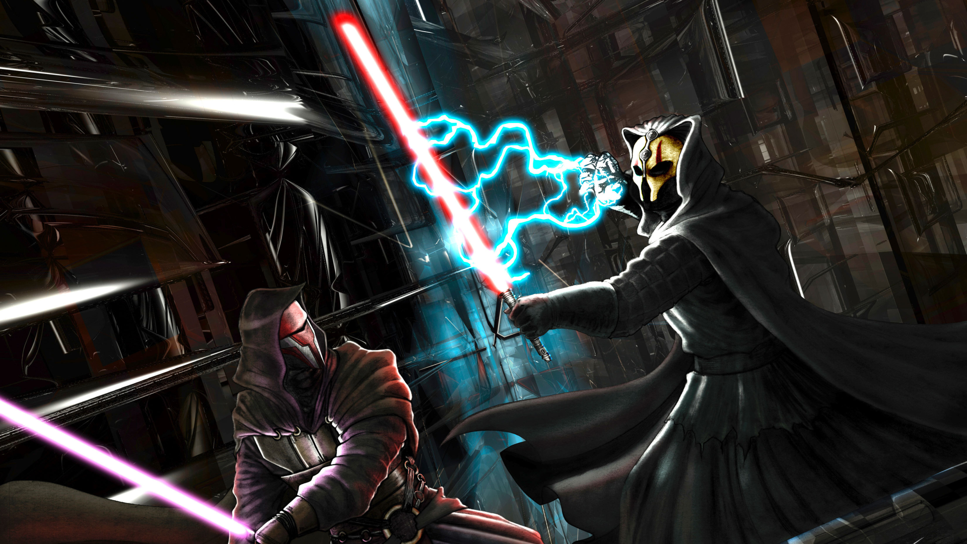 1920x1080 Knights Of The Old Republic Darth Vs Revan 1080p Laptop Images, Photos, Reviews