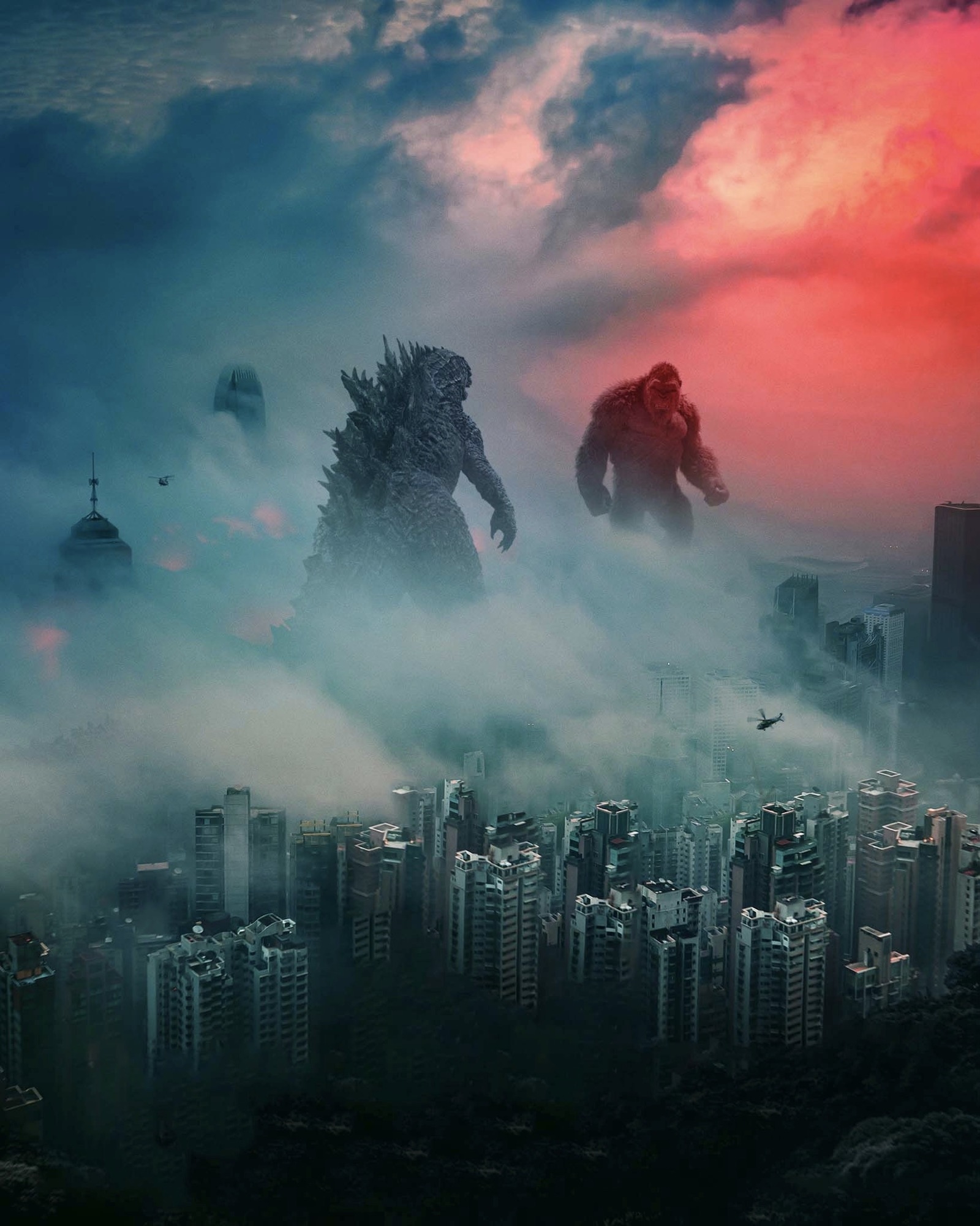 3840x2160202199 Kong meets Godzilla 3840x2160202199 Resolution