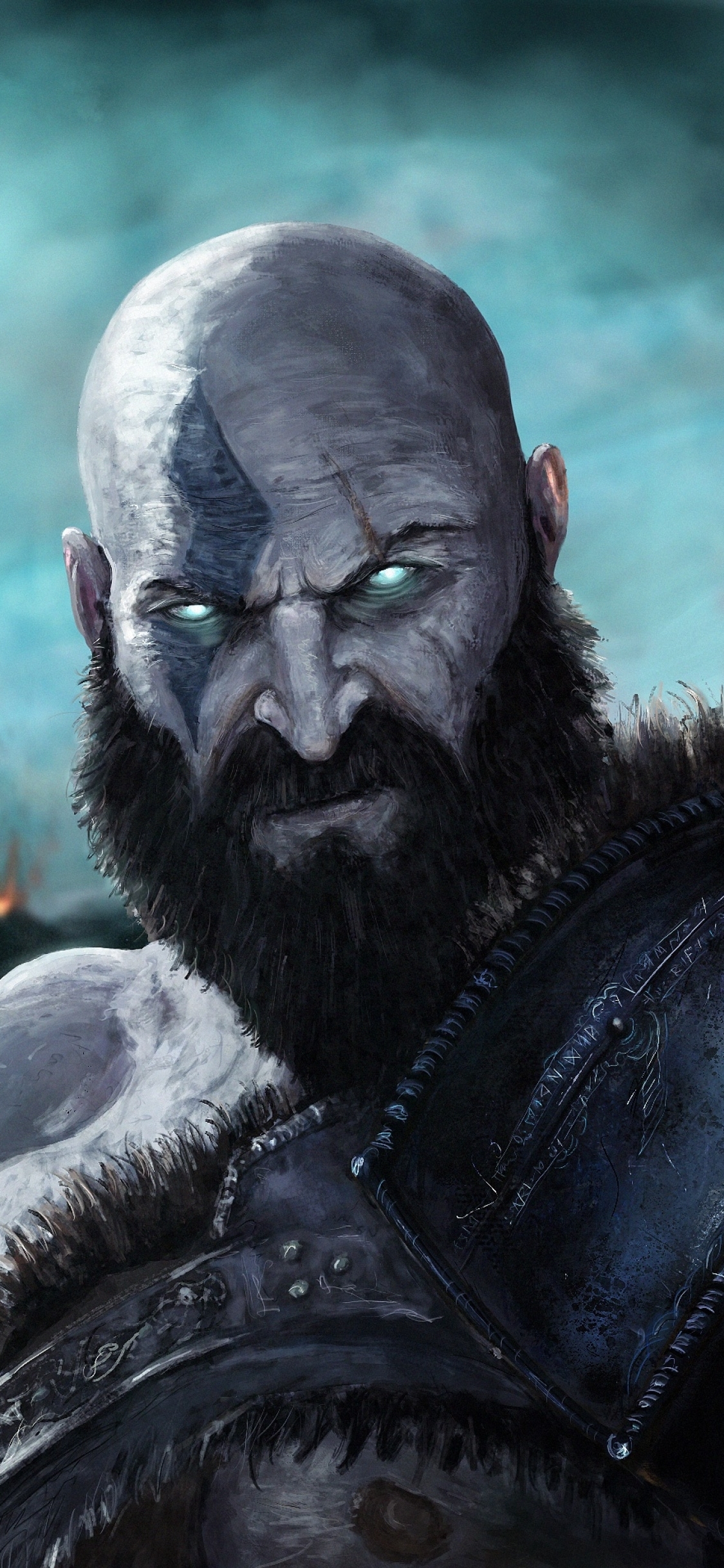 God of war 4 kratos 2K wallpaper download
