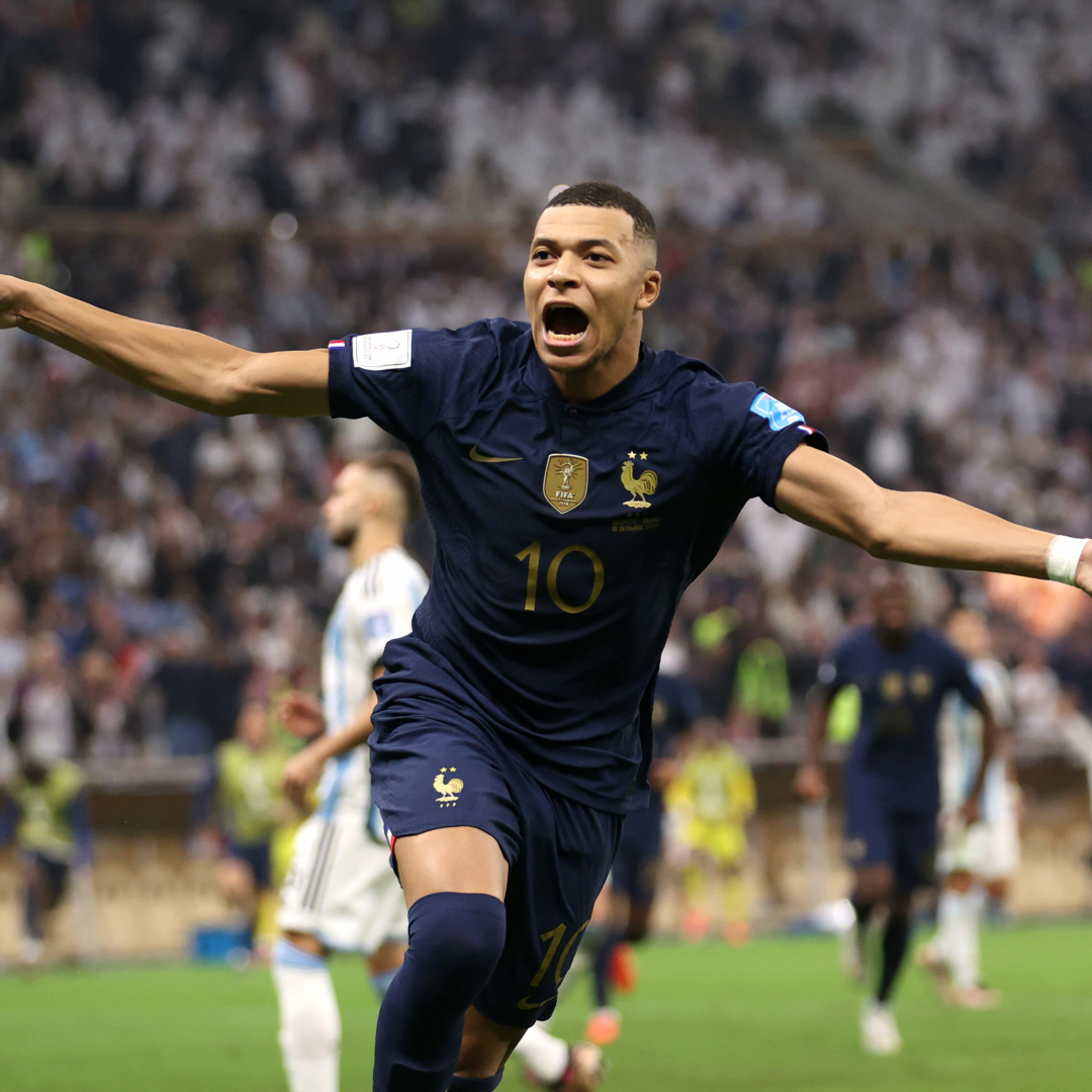 1080x1080 Kylian Mbappe Hat Trick World Cup 2022 1080x1080 Resolution Wallpaper Hd Sports 4k