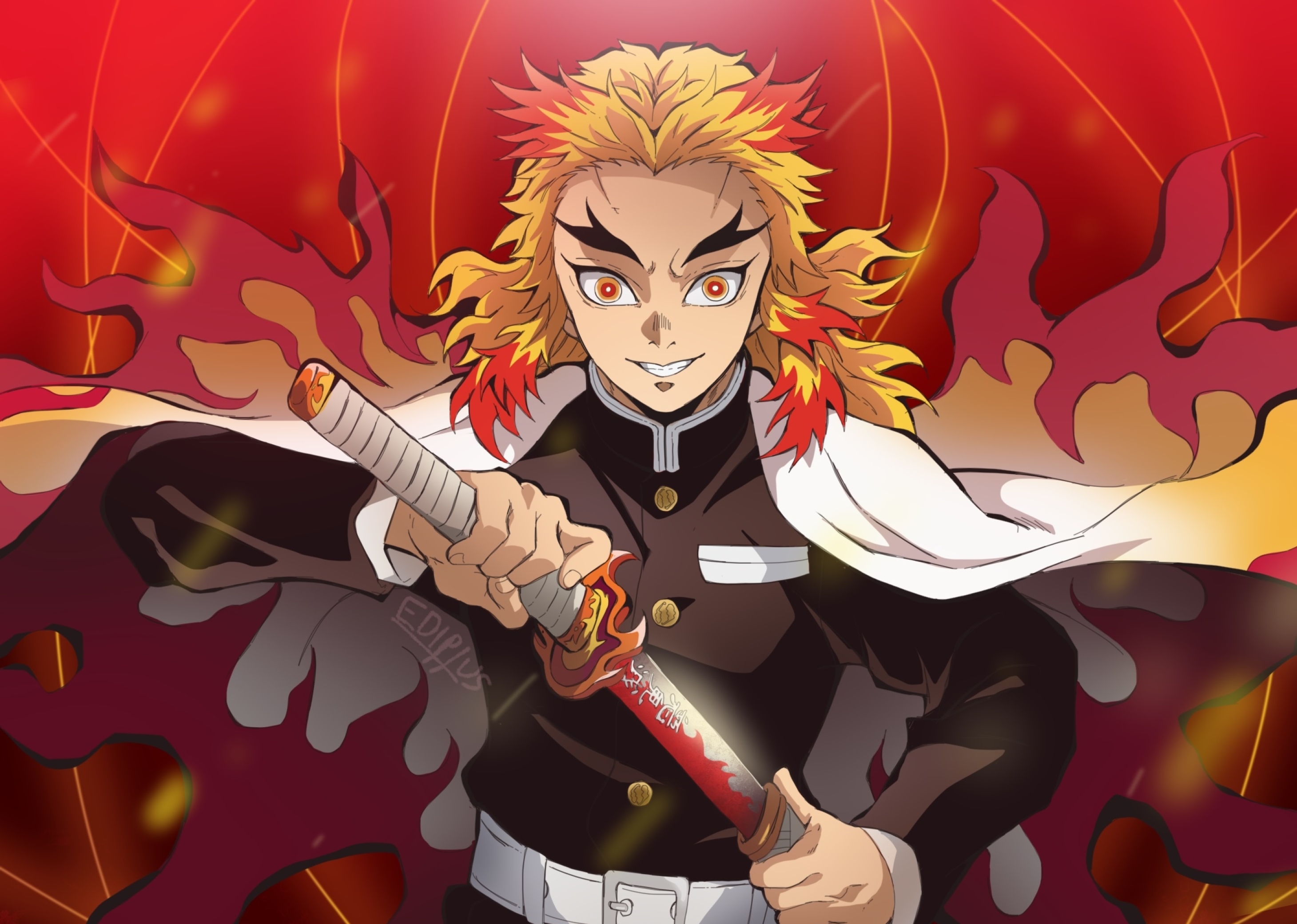 2920x2080 Resolution Kyojuro Rengoku Digital Art 2920x2080 Resolution ...