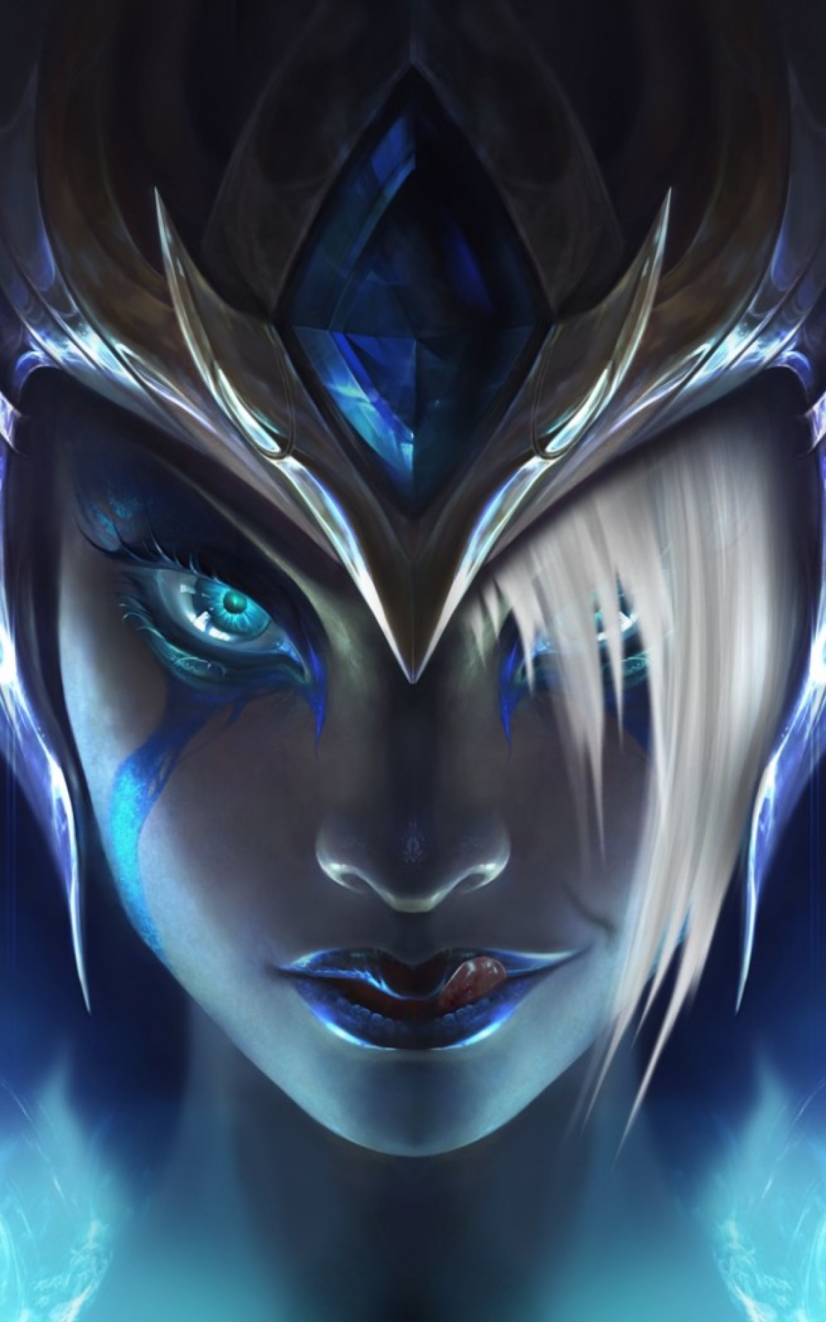 1200x1920 league of legends, morgana, art 1200x1920 Resolution