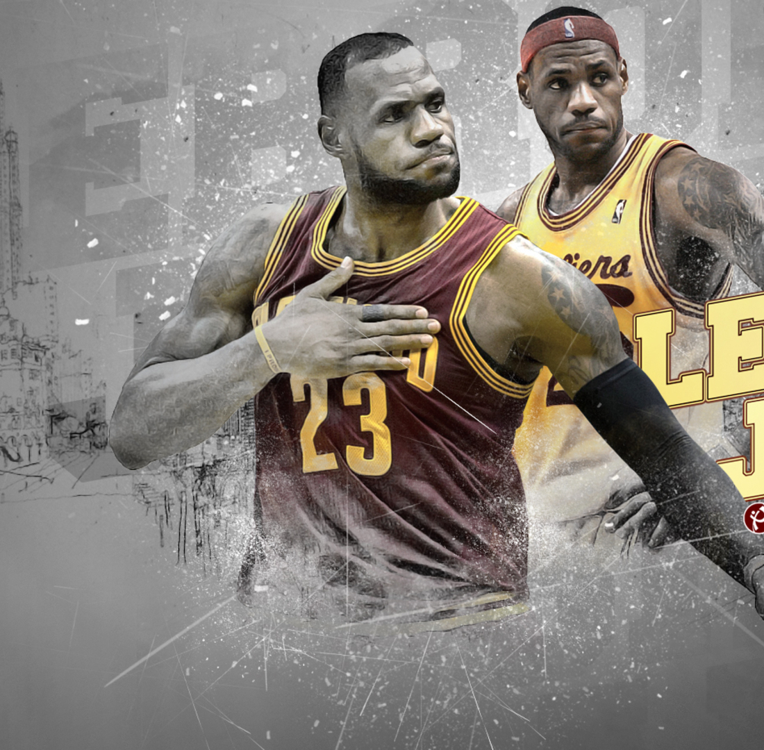 1100x1080 LeBron James Cleveland Cavaliers NBA 1100x1080 Resolution