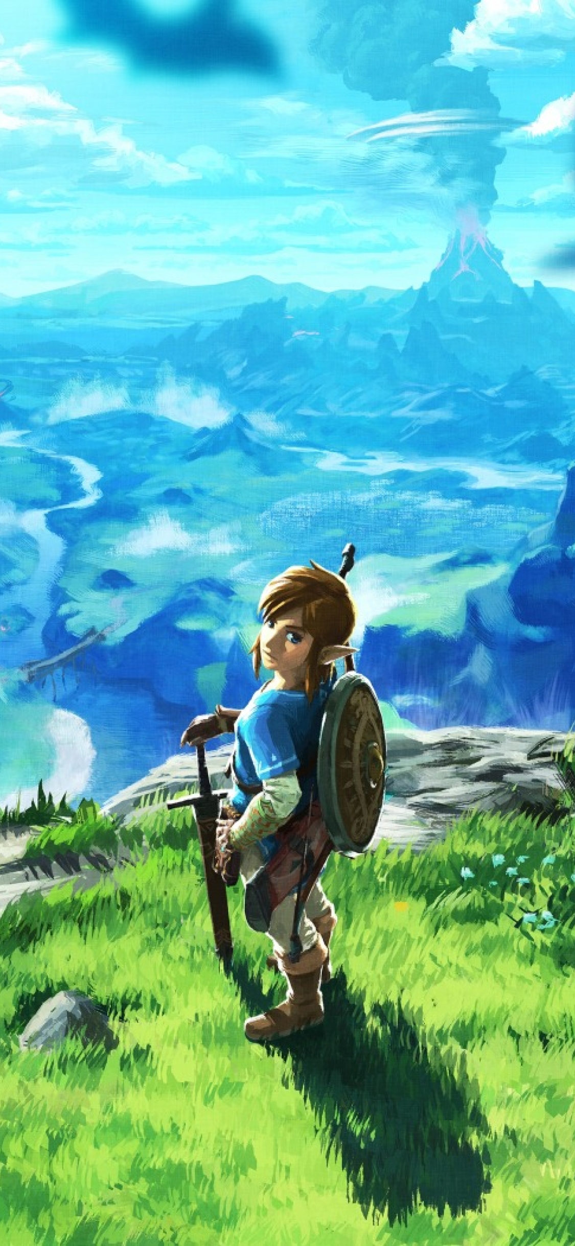 1125x2436 Legend Of Zelda Breath Of The Wild Art Iphone Xs Iphone 10 Iphone X Wallpaper Hd Games 4k Wallpapers Images Photos And Background Wallpapers Den