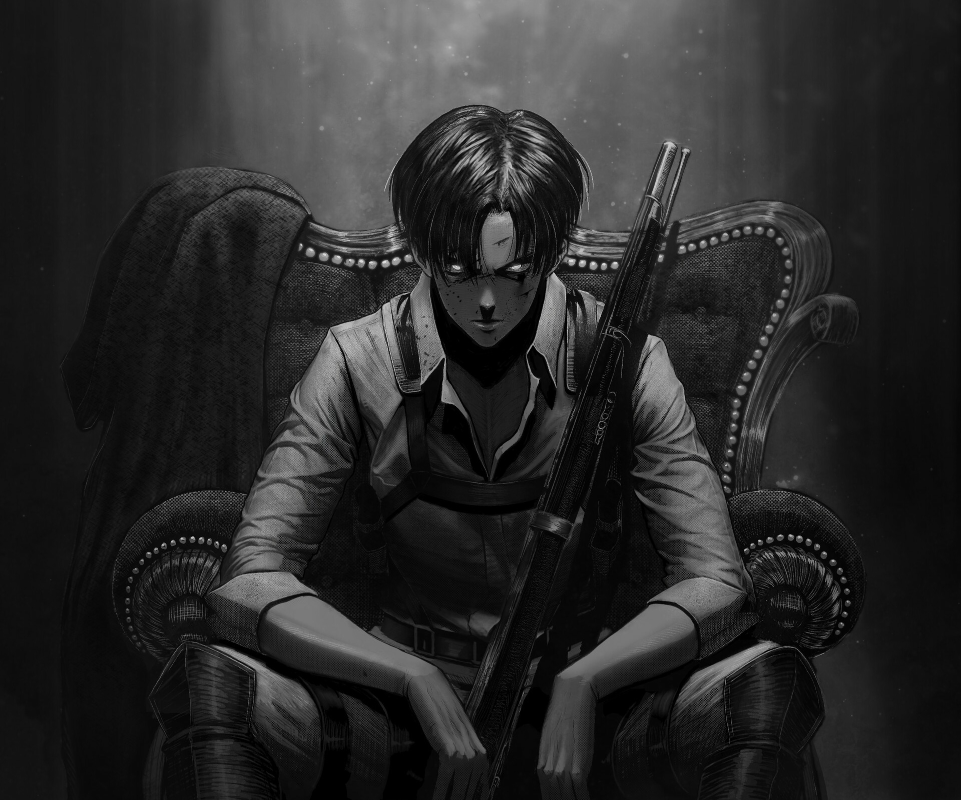 Levi Ackerman HD Attack On Titan Art Wallpaper, HD Anime 4K Wallpapers,  Images, Photos and Background - Wallpapers Den