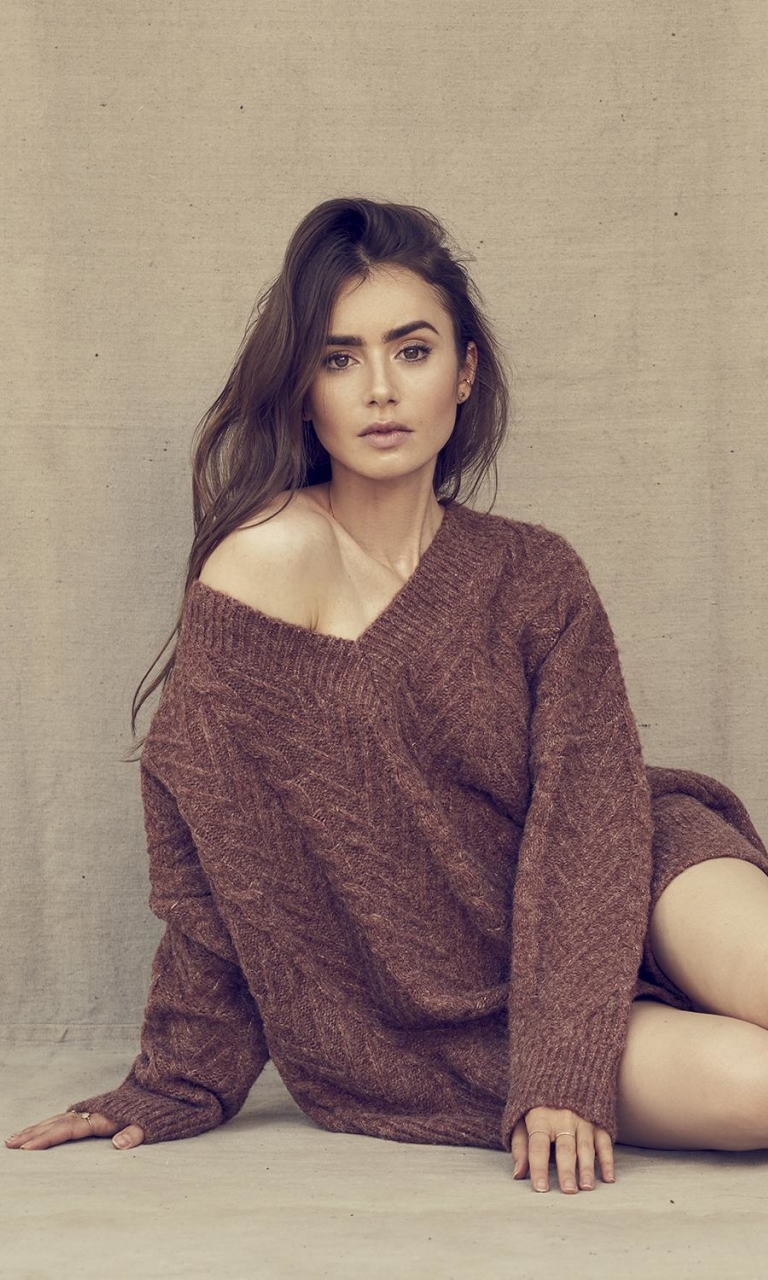 768x1280 Resolution Lily Collins Photoshoot 2020 768x1280 Resolution ...