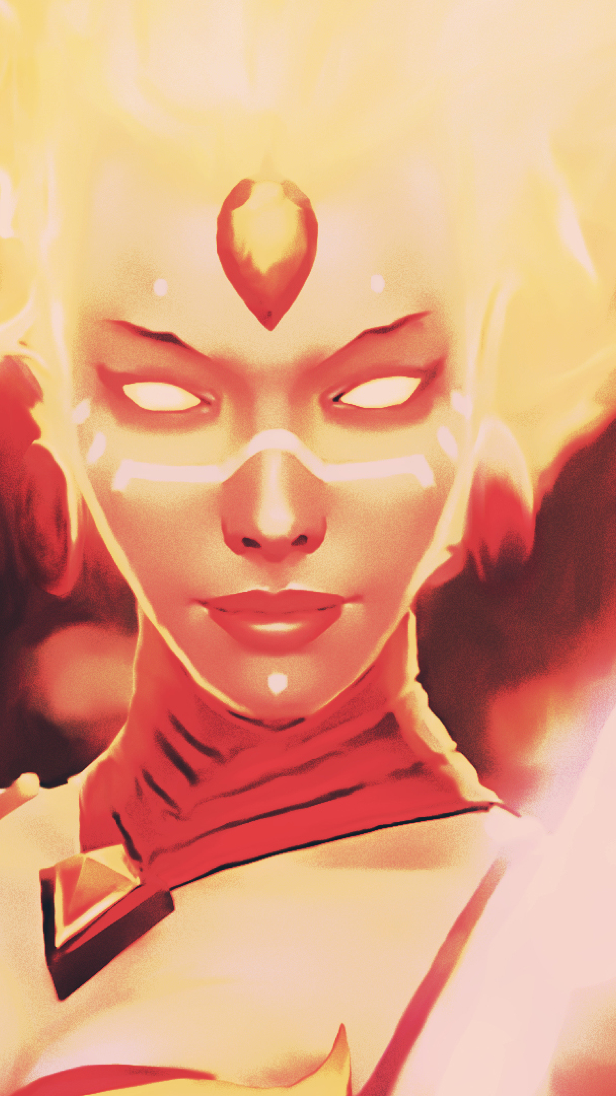 2160x3840 Lina Dota 2 Fiery Soul Of The Slayer Sony Xperia