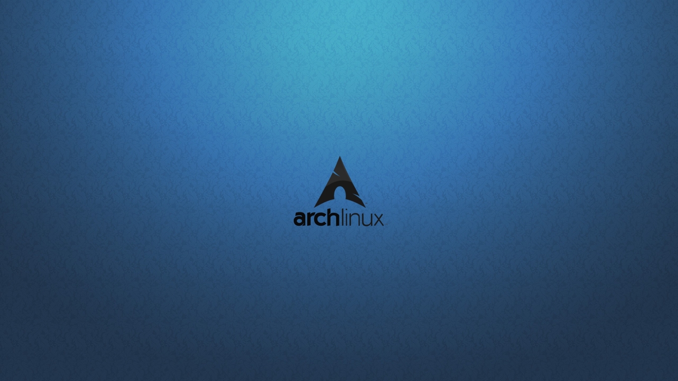 1366x768 linux, arch linux, logo
