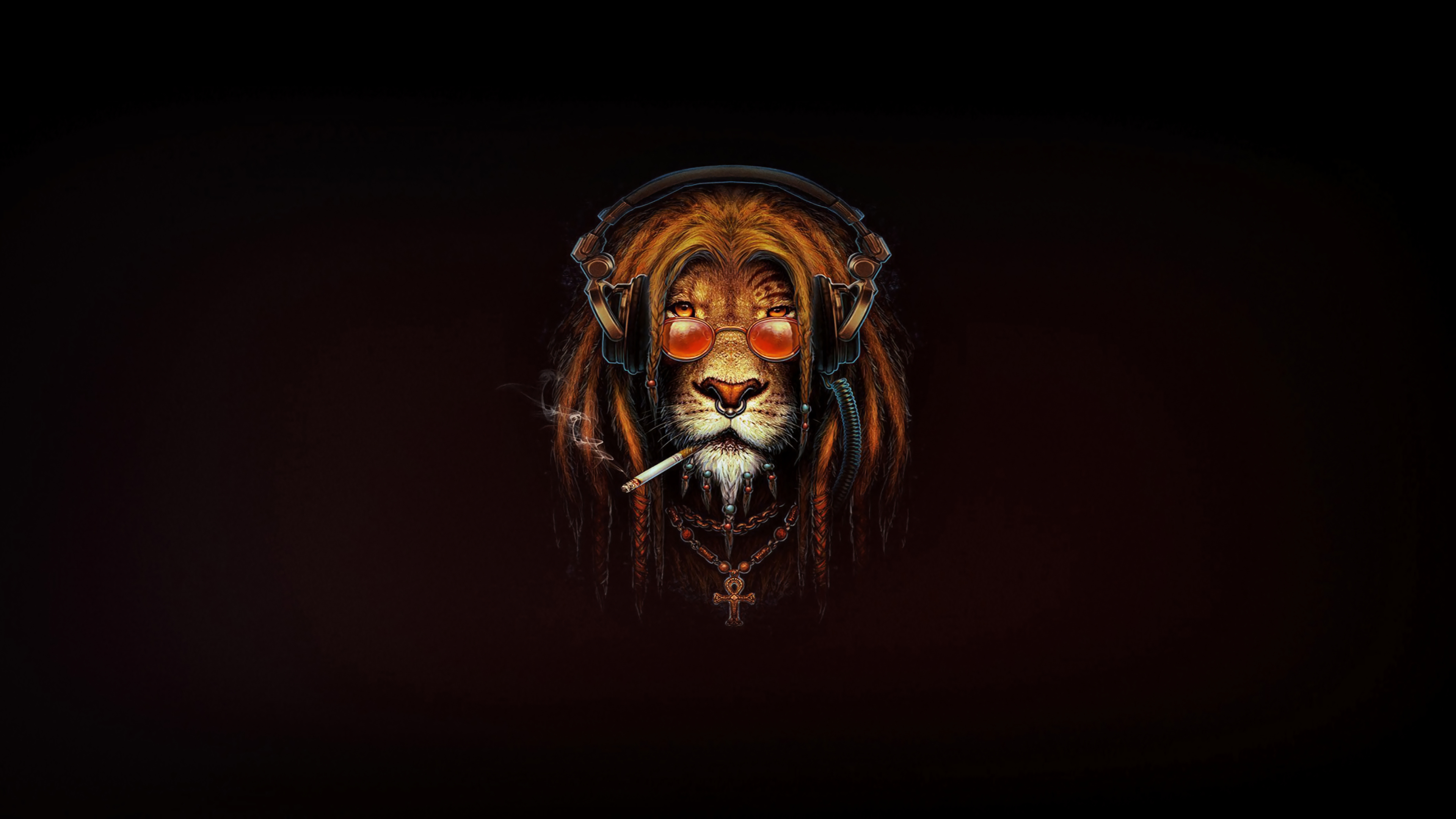 Lion Smoking Digital Art Wallpaper, HD Minimalist 4K Wallpapers, Images,  Photos and Background - Wallpapers Den