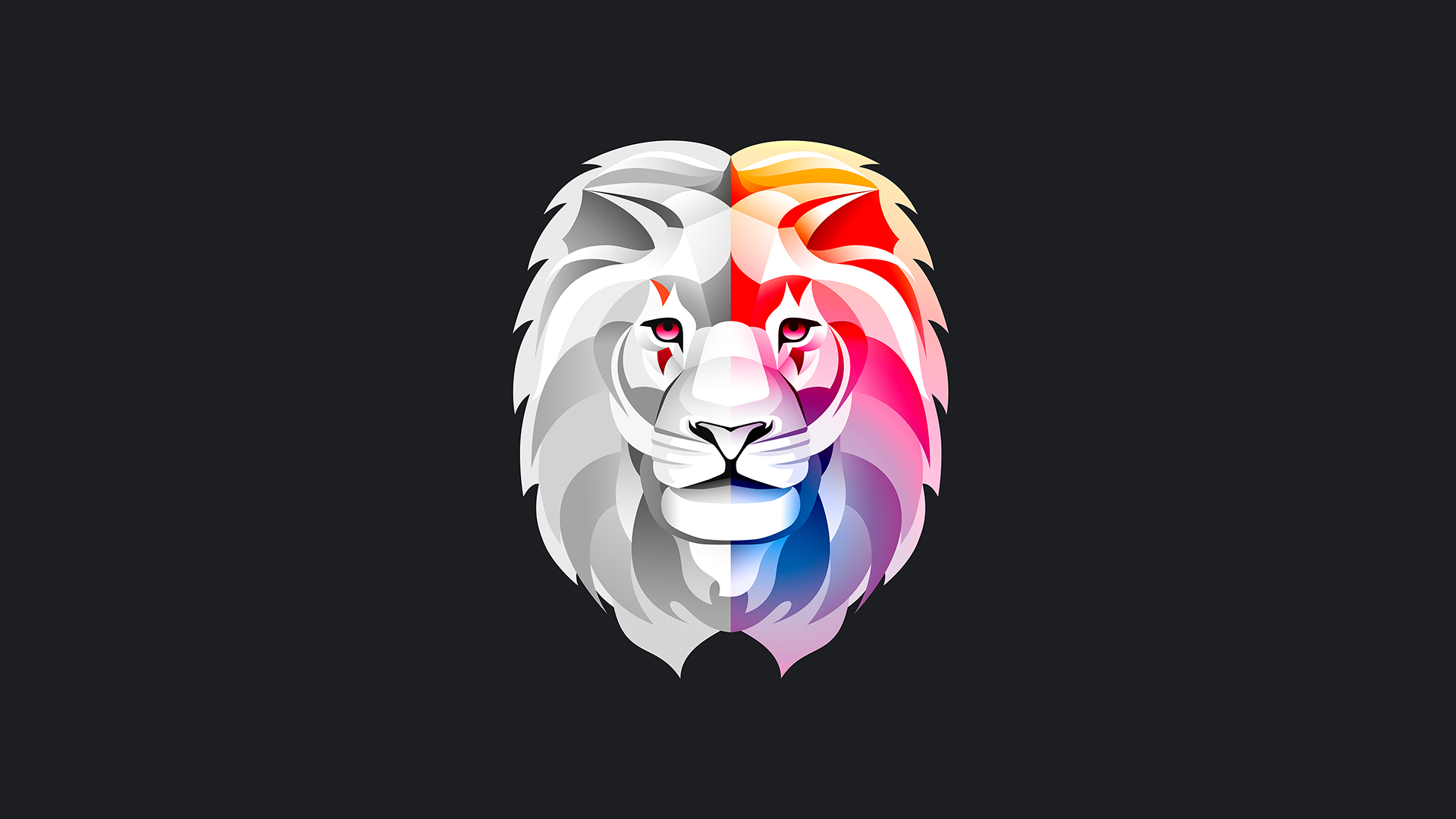 Lion Vector Wallpaper, HD Artist 4K Wallpapers, Images, Photos and  Background - Wallpapers Den