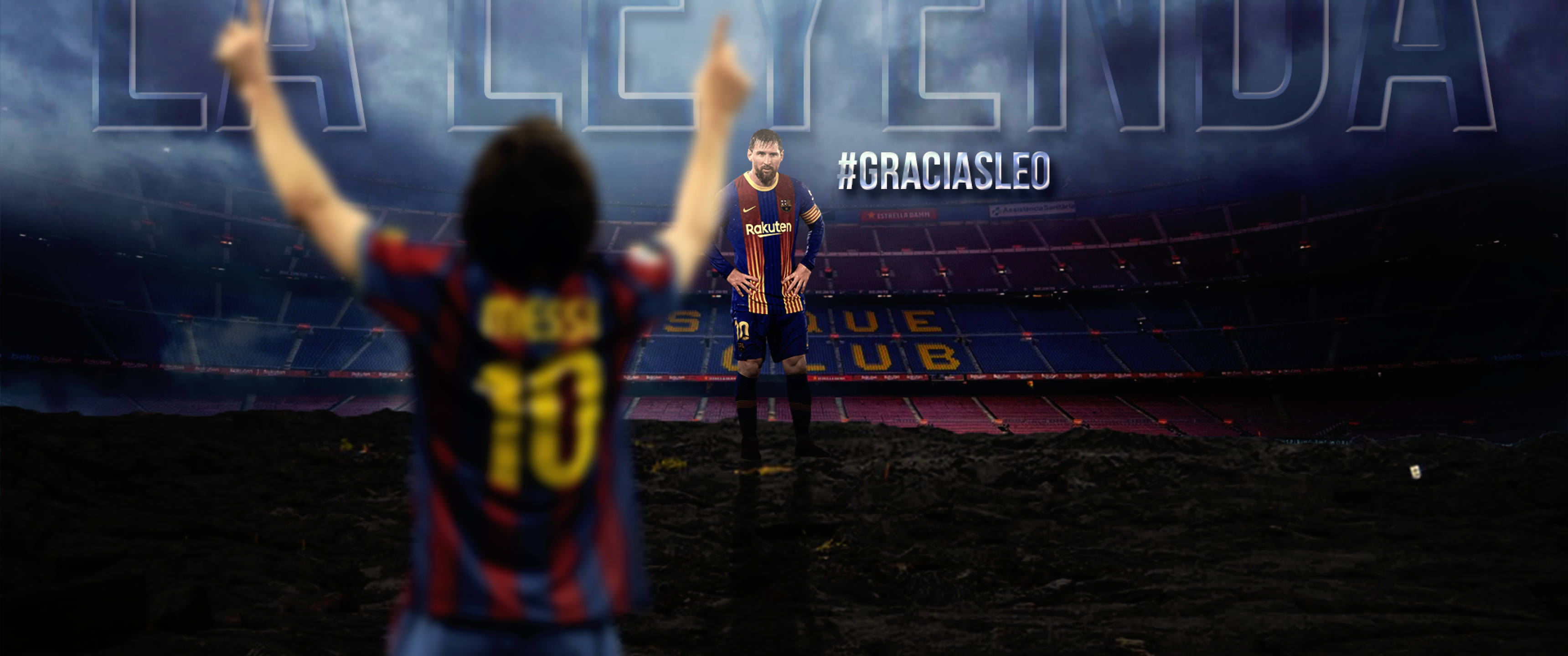 3440x1440 Lionel Messi Barcelona Tribute 3440x1440 Resolution ...