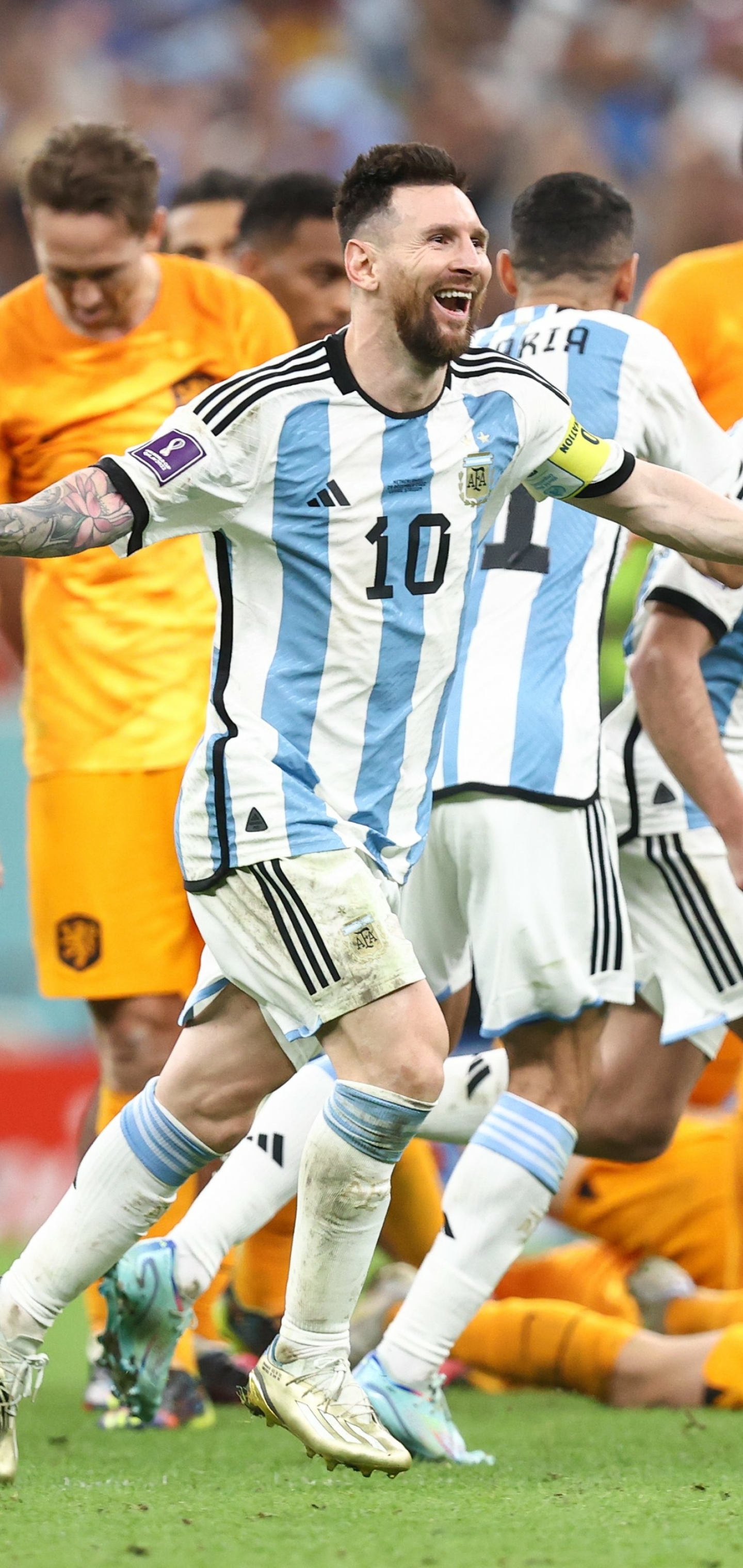 1440x3040 Lionel Messi Celebration FIFA World Cup 2022 1440x3040 ...