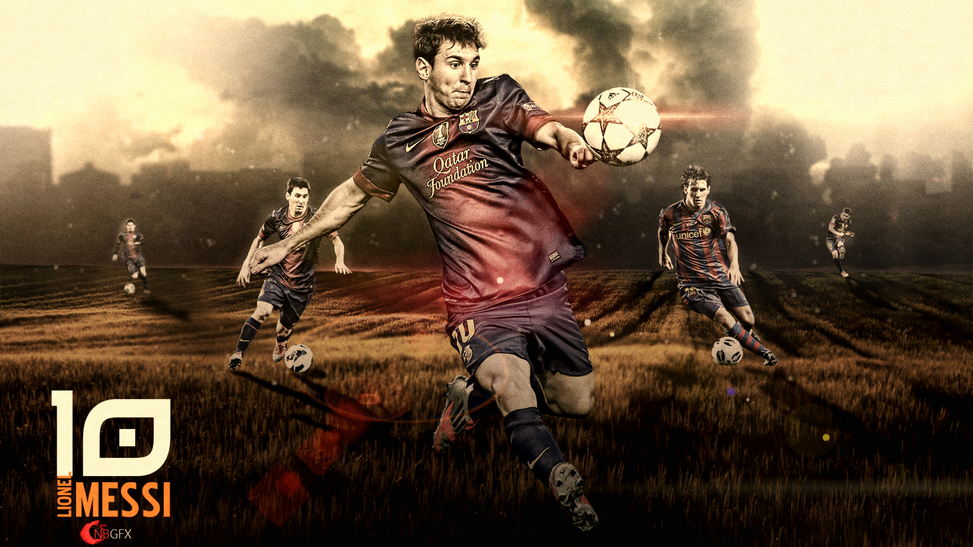 Lionel Messi Digital Art Wallpaper, HD Sports 4K Wallpapers, Images, Photos  and Background - Wallpapers Den