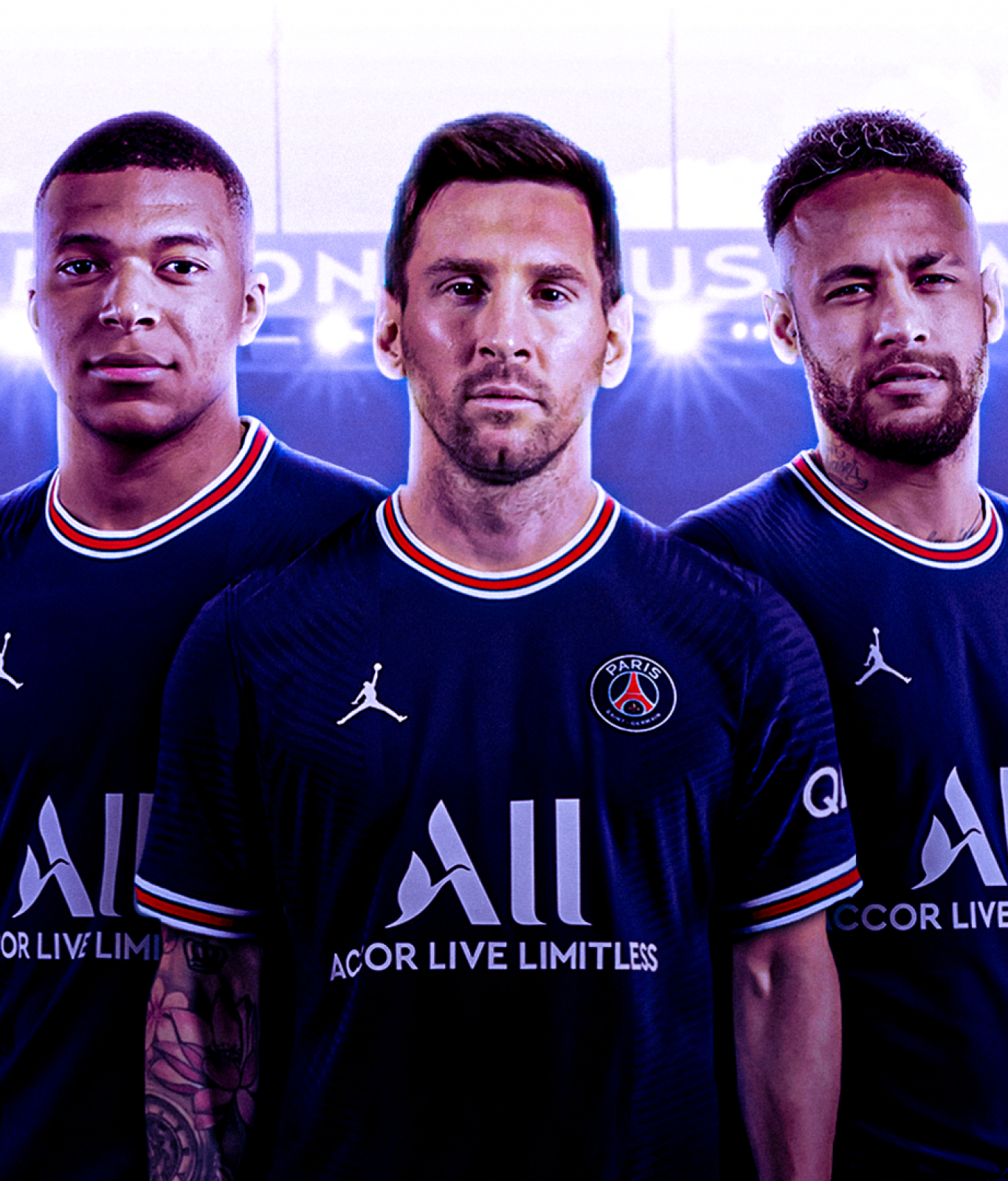 1366x1600 Resolution Lionel Messi Kylian Mbappé Neymar Psg 1366x1600 Resolution Wallpaper 5735