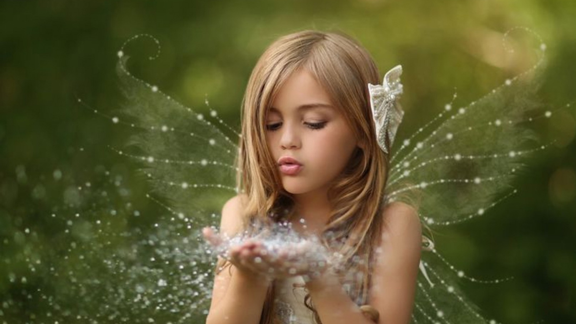 Little Cute Girl With Fairy Wings Wallpaper, HD Other 4K Wallpapers,  Images, Photos and Background - Wallpapers Den