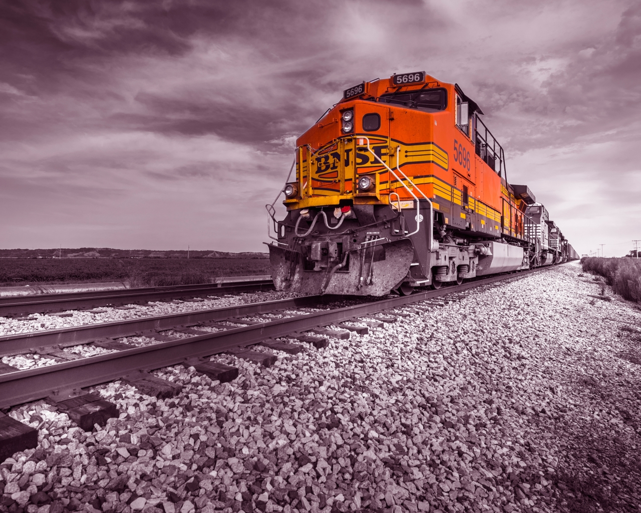 Locomotive Train, HD 8K Wallpaper