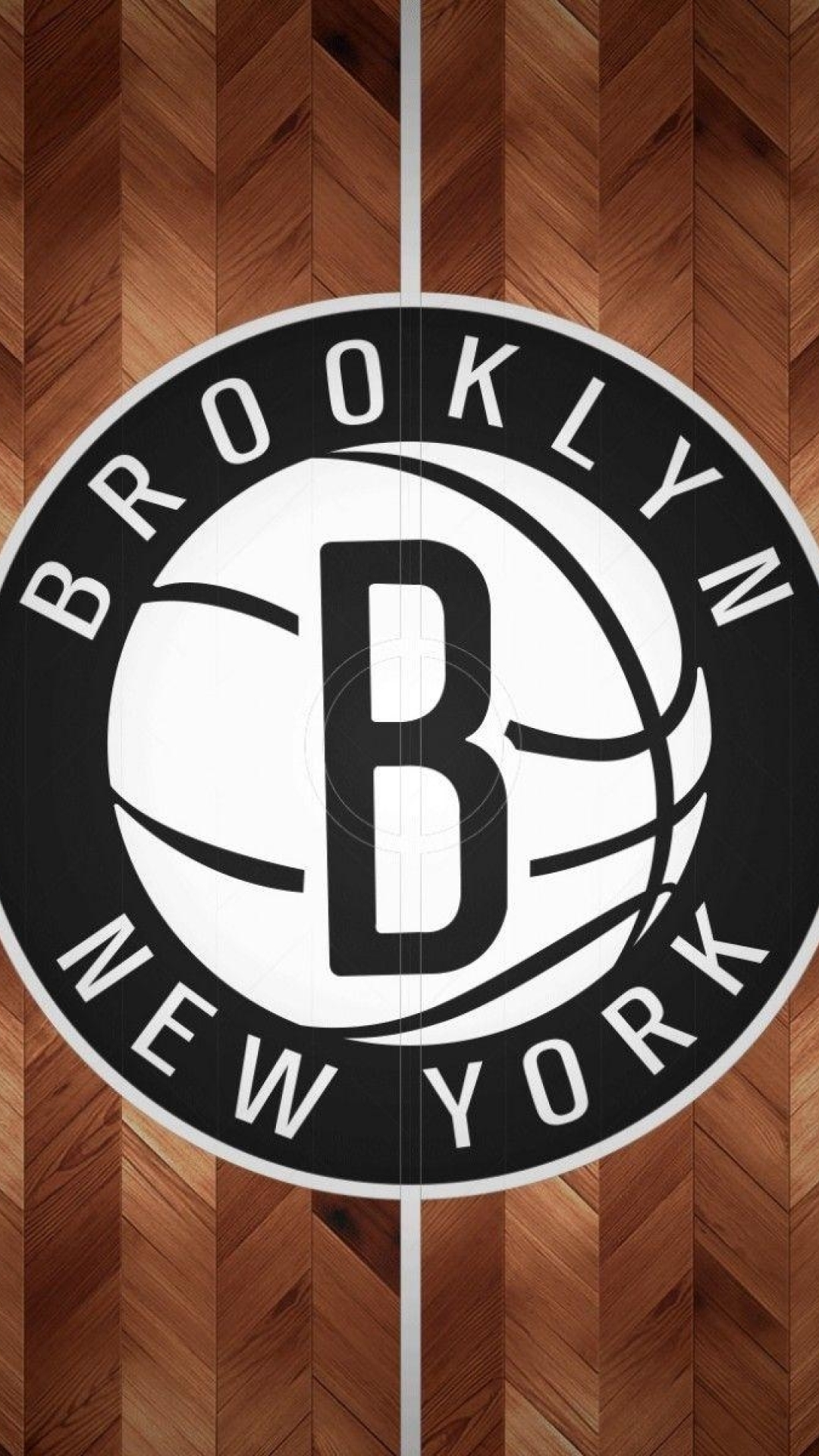 1080x1920 Resolution Logo of Brooklyn Nets NBA Iphone 7, 6s, 6