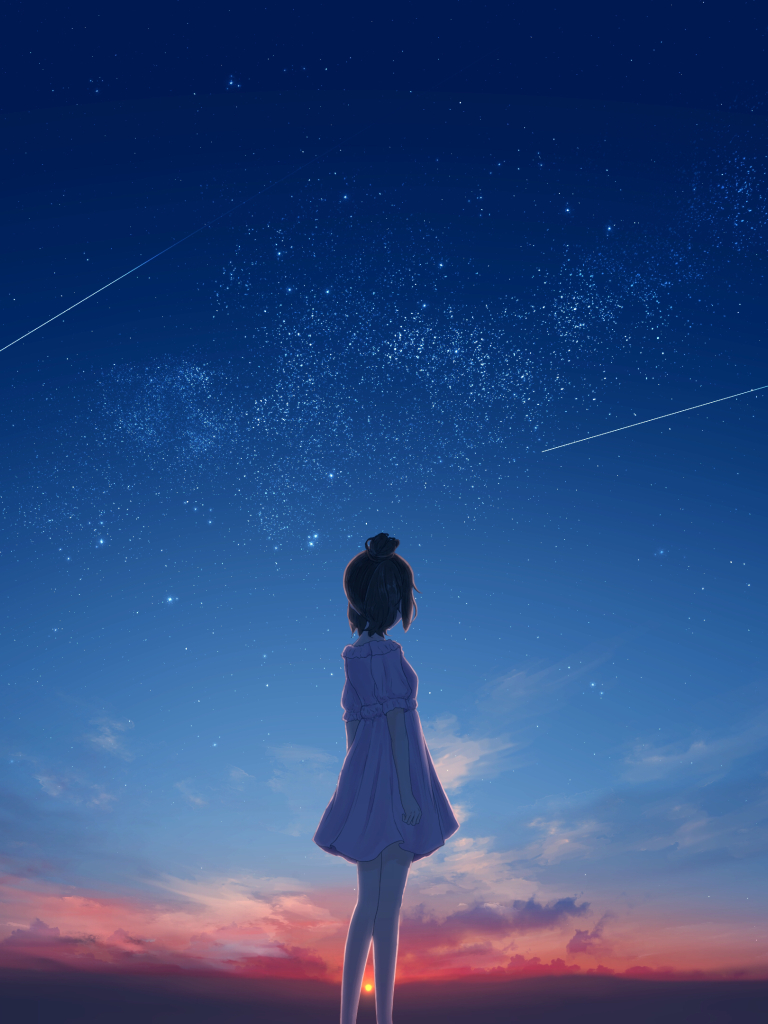 768x1024 Lonely Anime Girl 768x1024 Resolution Wallpaper, HD Anime 4K  Wallpapers, Images, Photos and Background - Wallpapers Den