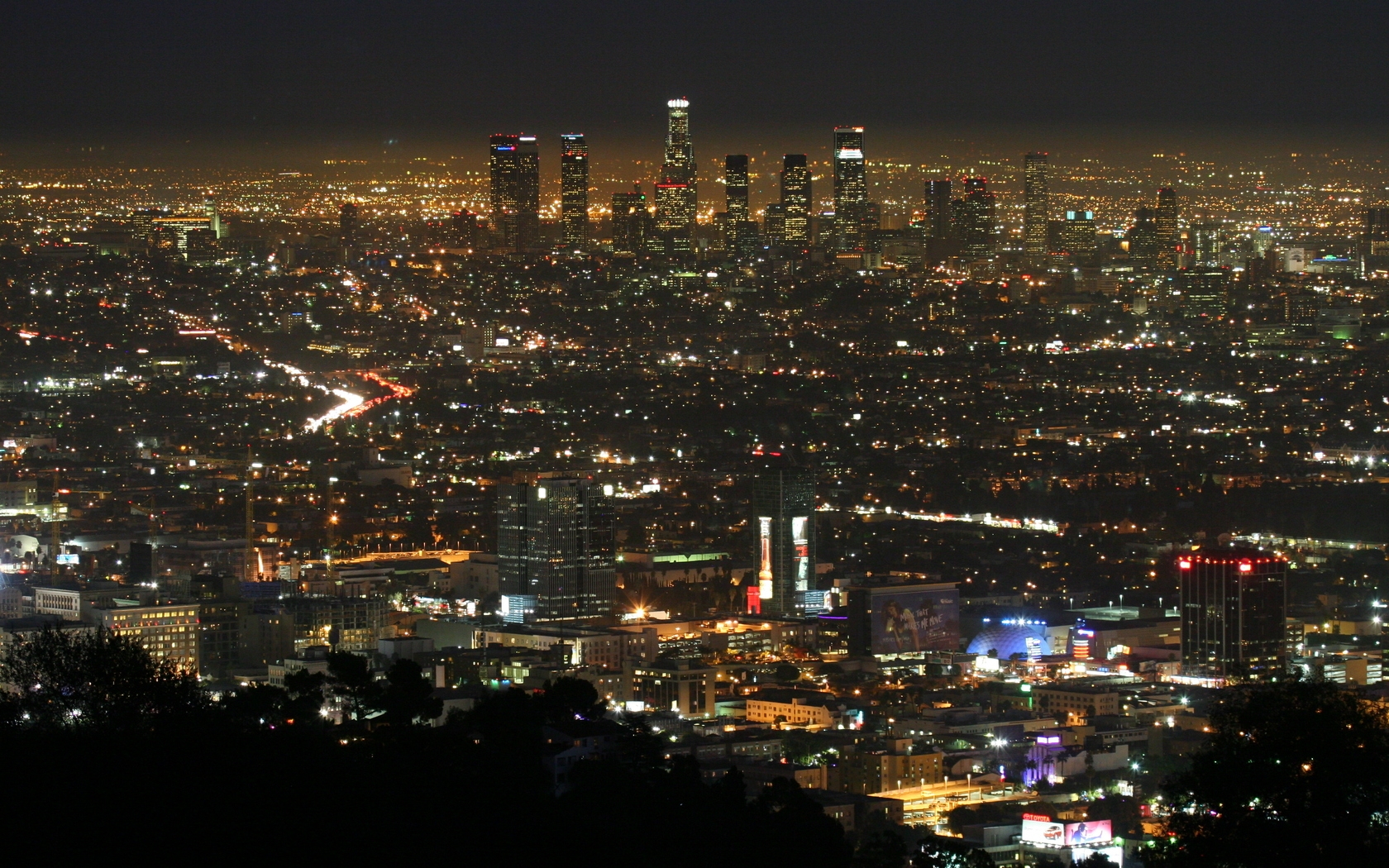 los angeles, night, view Wallpaper, HD City 4K Wallpapers, Images, Photos  and Background - Wallpapers Den