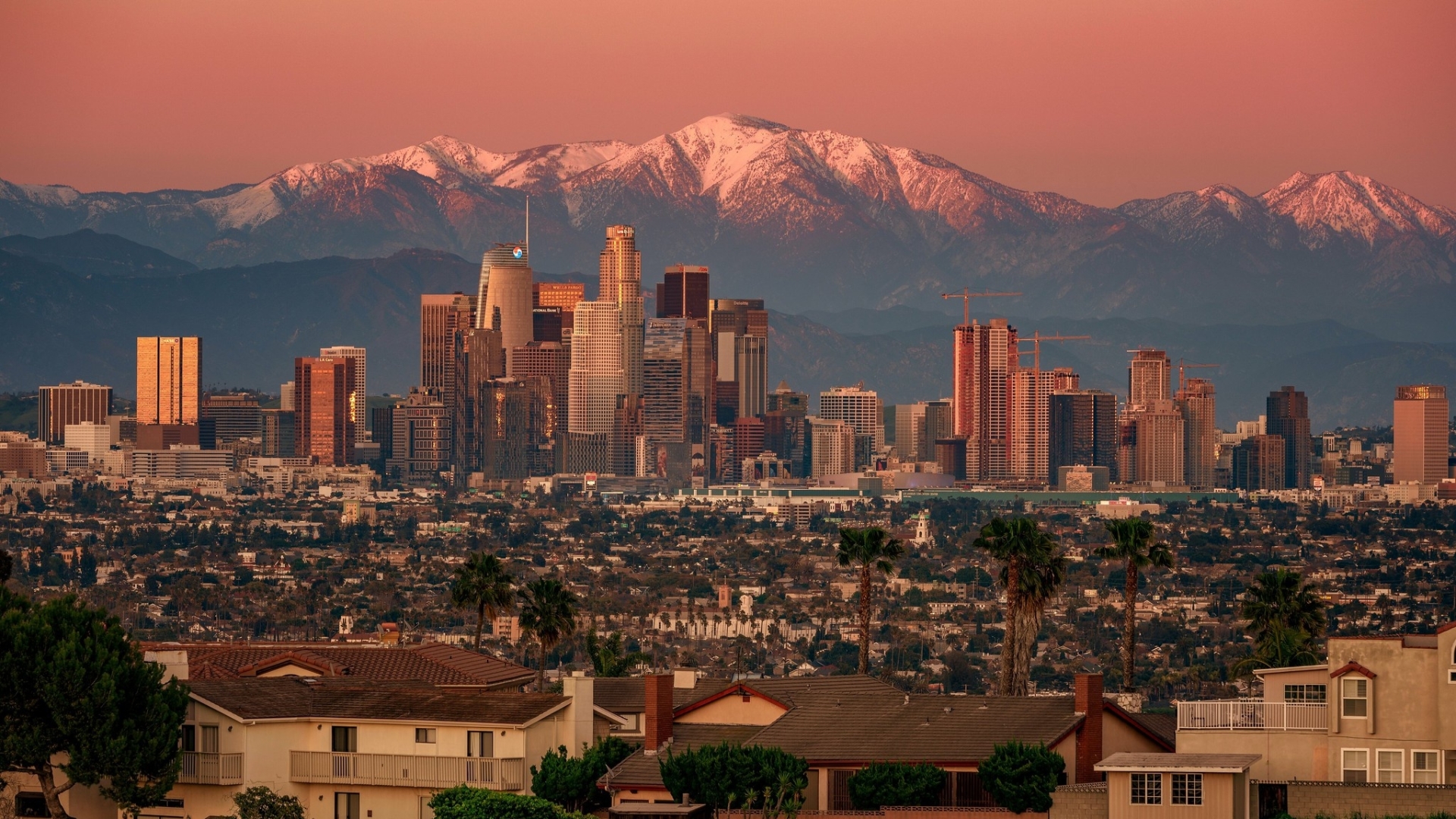 1920x1080 Los Angeles Panorama 1080P Laptop Full HD Wallpaper, HD City 4K  Wallpapers, Images, Photos and Background - Wallpapers Den