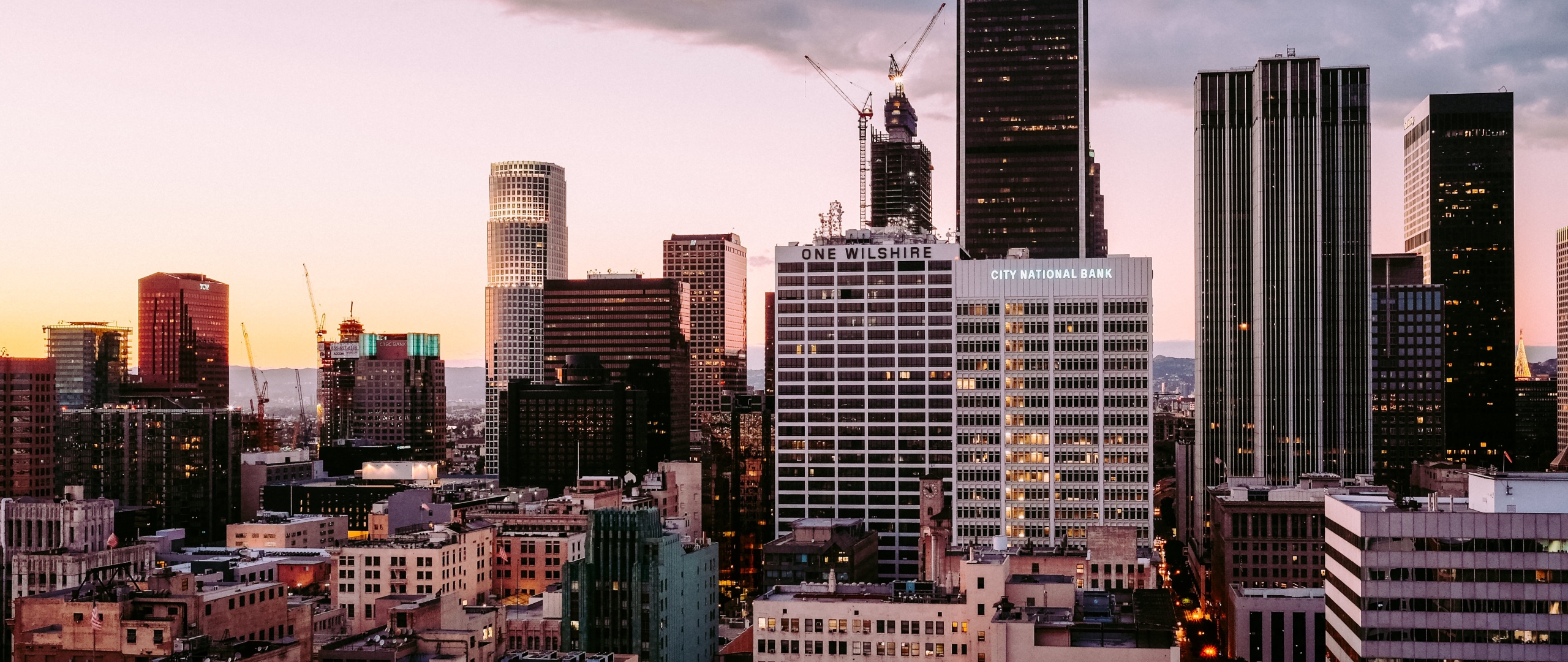 2560x1080 Resolution los angeles, skyscrapers, buildings 2560x1080