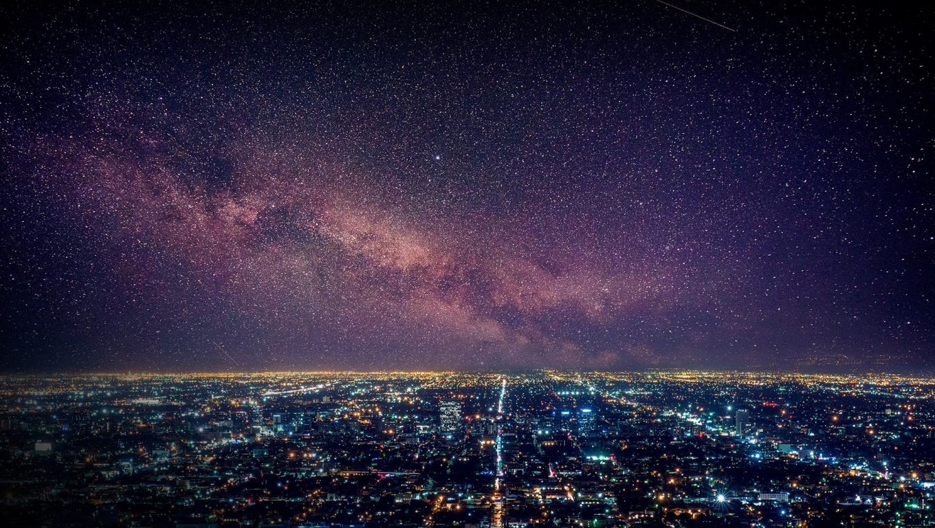 1360x768 Los Angeles Starry Night Desktop Laptop HD Wallpaper, HD City 4K  Wallpapers, Images, Photos and Background - Wallpapers Den