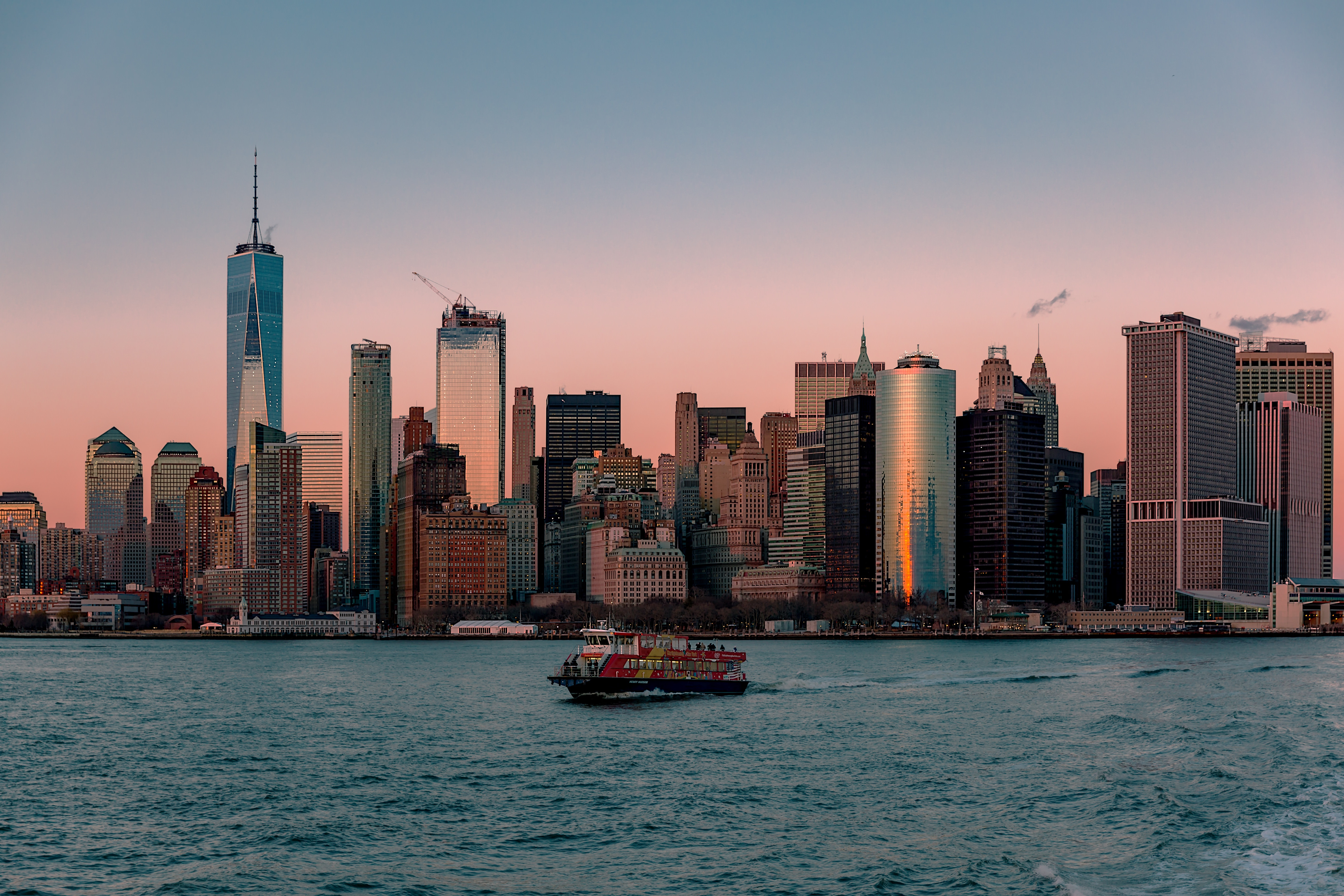 Lower Manhattan Sunset Wallpaper, HD City 4K Wallpapers, Images and ...