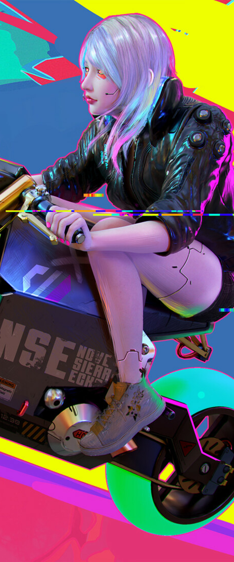 750x1800 Lucy HD Cyberpunk Edgerunners 750x1800 Resolution Wallpaper