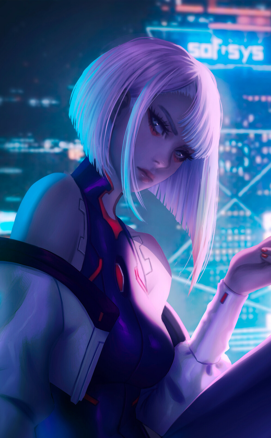 950x1534 Resolution Lucy Cool Cyberpunk Edgerunners 950x1534 Resolution