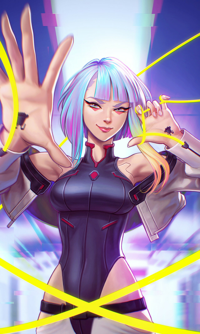 768x1280 Resolution Lucy Cyberpunk Fan Art 768x1280 Resolution Wallpaper Wallpapers Den 7274