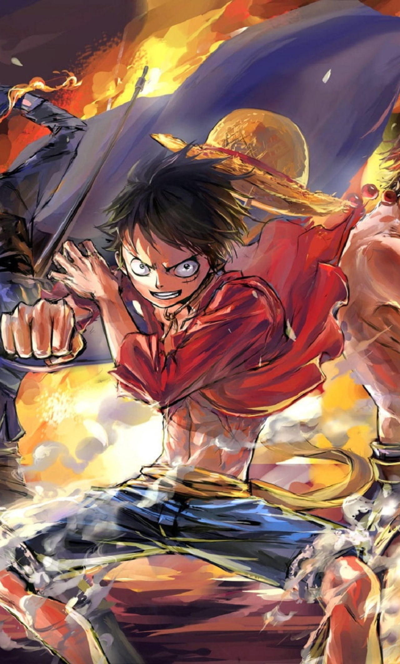 1280x2120 Luffy, Ace and Sabo One Piece Team iPhone 6 plus ...
