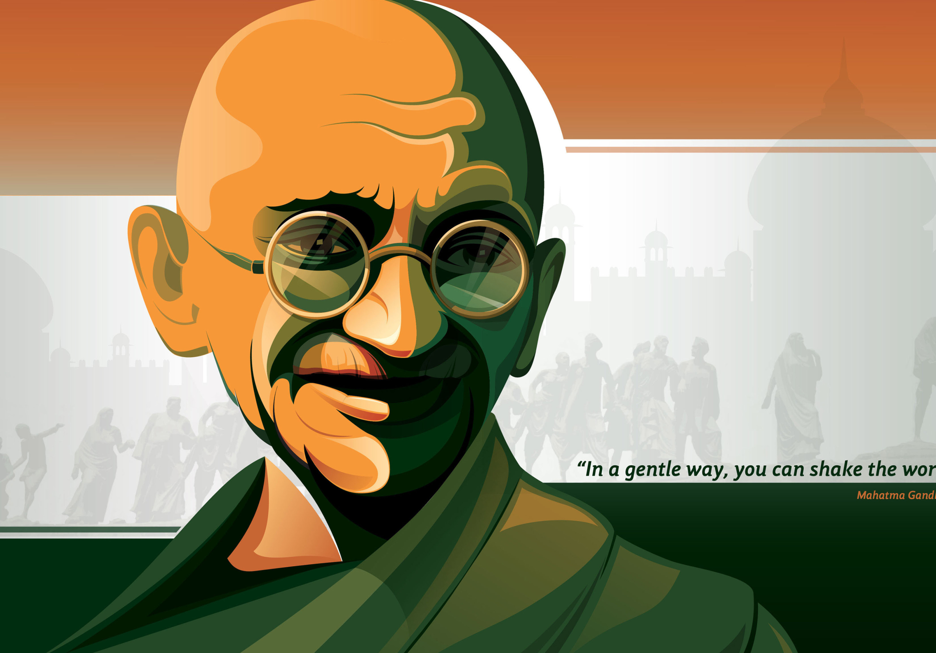 1920x1339 Mahatma Gandhi - You Can Shake The WORLD 1920x1339 Resolution  Wallpaper, HD Inspirational & Quotes 4K Wallpapers, Images, Photos and  Background - Wallpapers Den