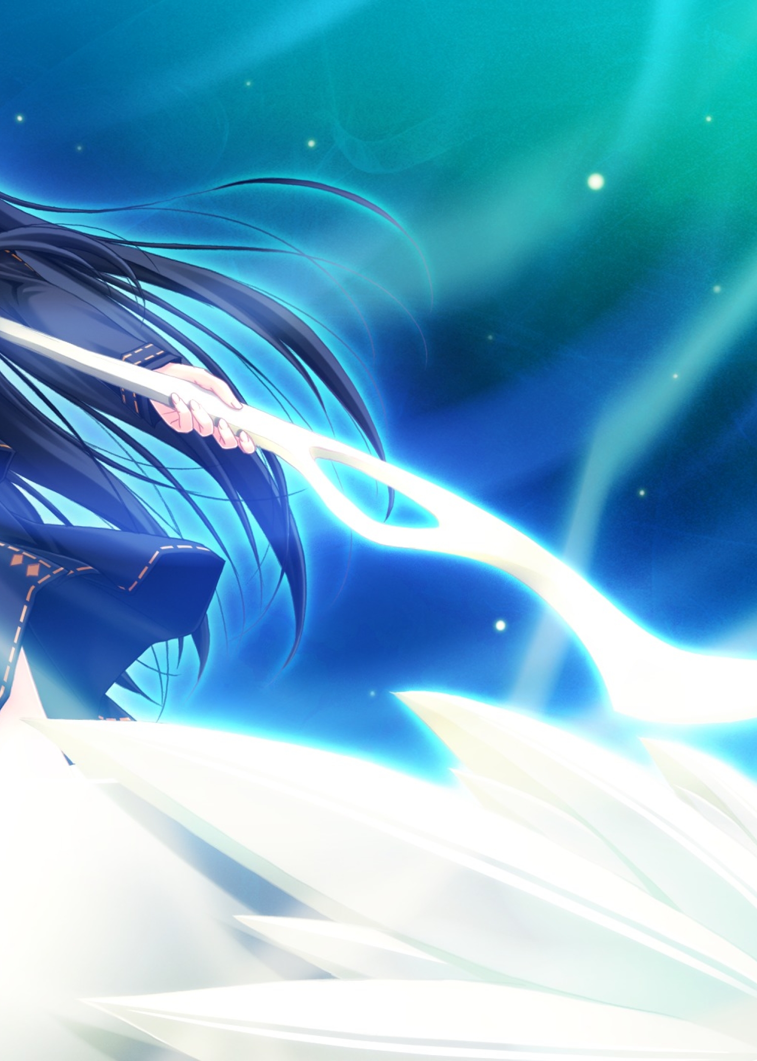 1536x2152 Resolution makita maki, shinigami no testament, ichinose yua