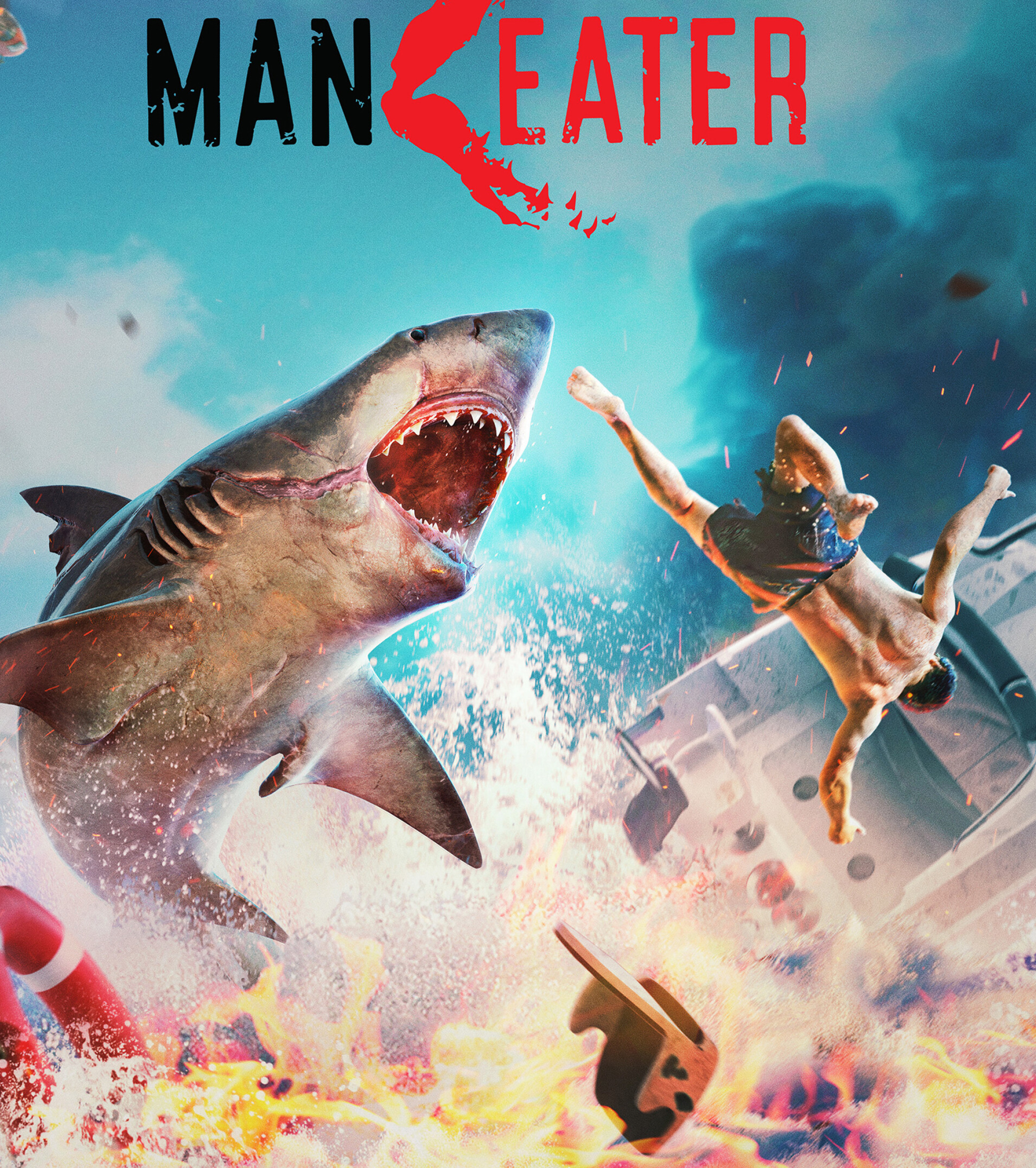 Игра кот пожиратель. Maneater ps4. Man Eater игра. Maneater геймплей.