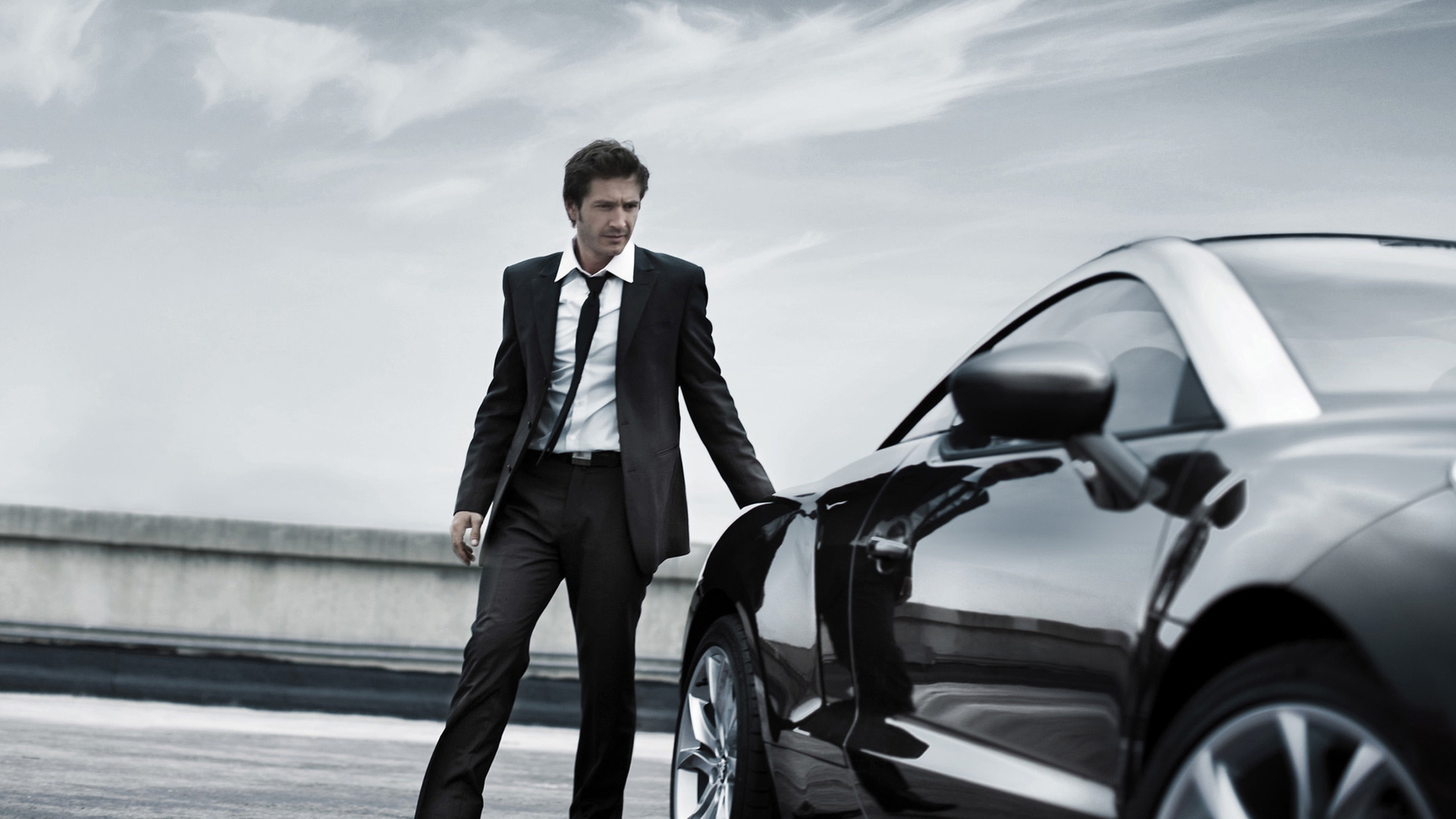 3840x2160 Resolution man, tuxedo, car 4K Wallpaper - Wallpapers Den