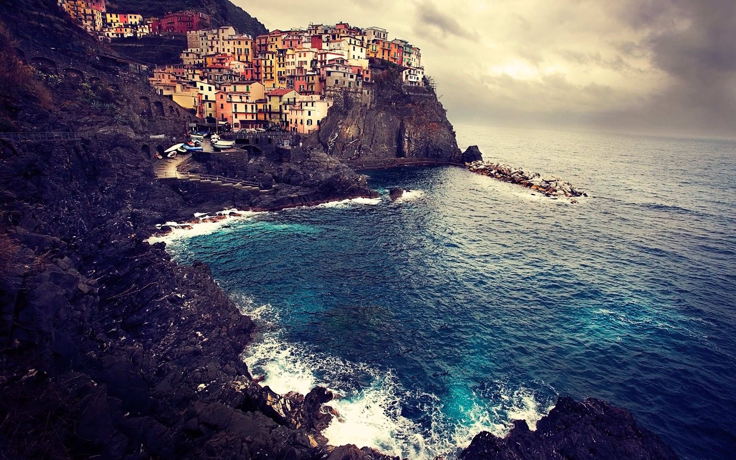 manarola, italy, sea Wallpaper, HD City 4K Wallpapers ...