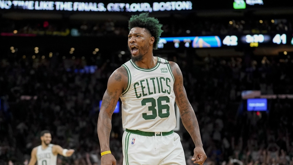 10. Marcus Smart's Blue Hair Becomes New Fashion Trend in NBA - wide 2