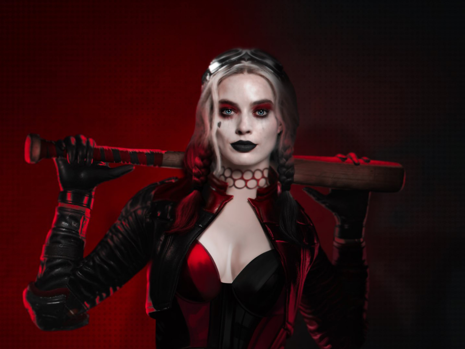 harley quinn margot robbie statue