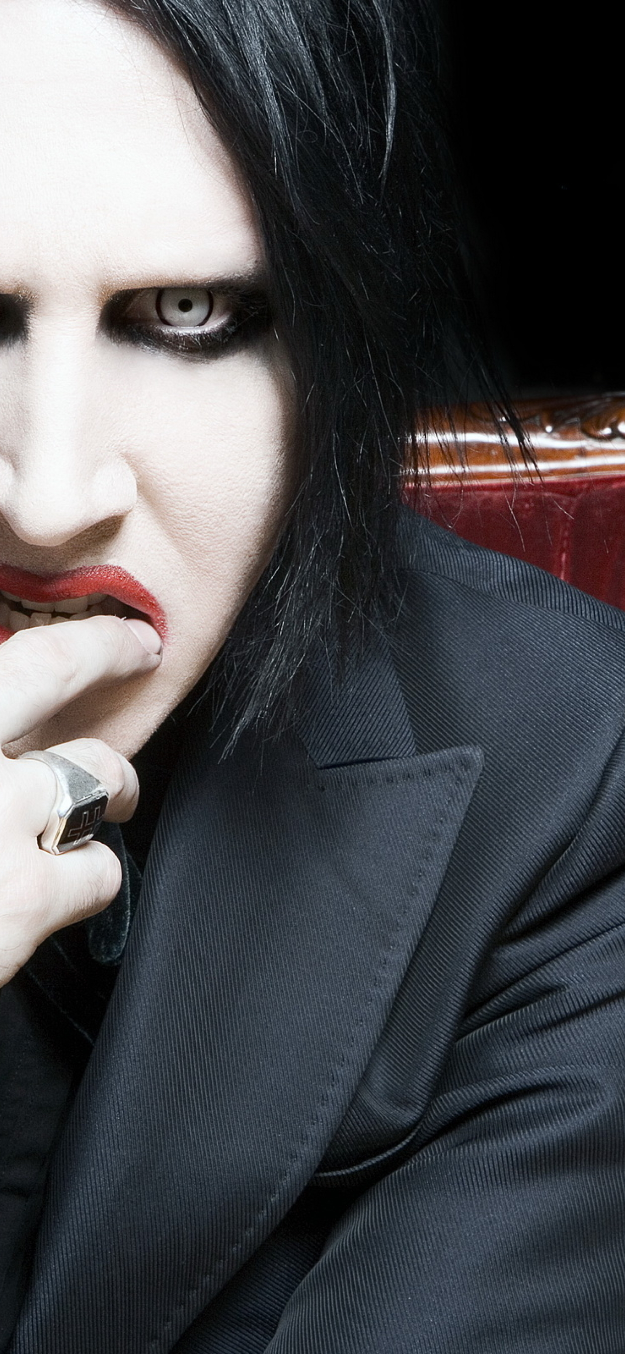 1242x2688 marilyn manson, rock band, singer Iphone XS MAX Wallpaper, HD