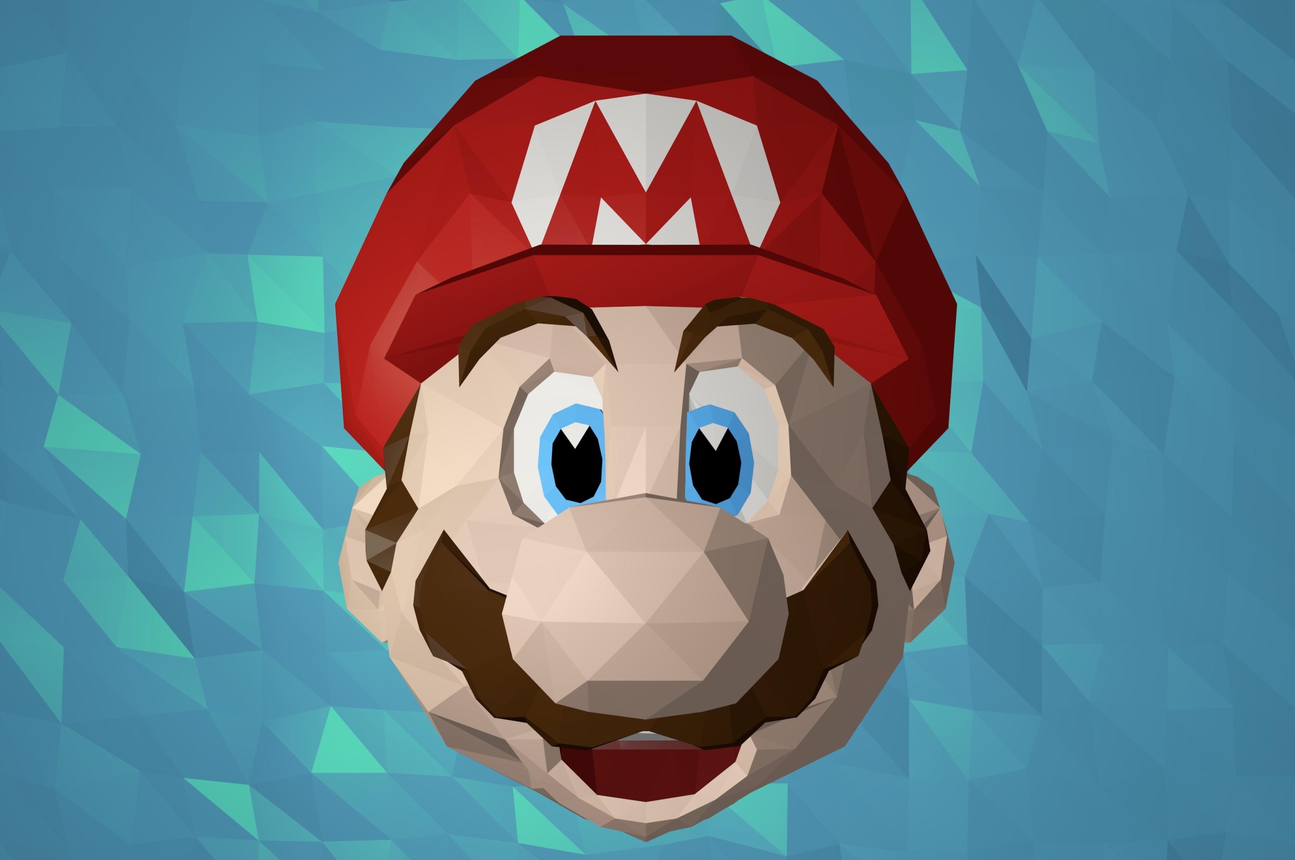 2560x1700 Mario Vector Art Chromebook Pixel Wallpaper, HD Games 4K