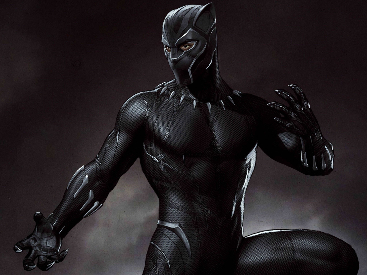 Marvel Black  Panther  Artwork HD 4K Wallpaper 