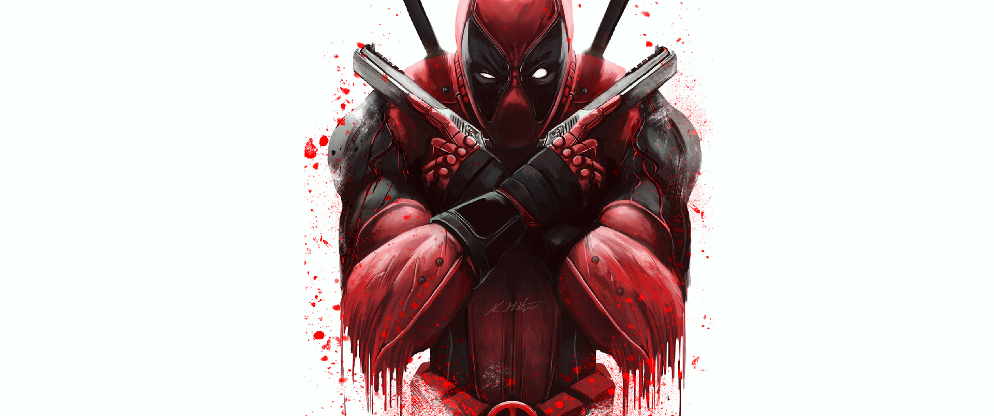3440x1440 Marvel Deadpool Artwork 3440x1440 Resolution Wallpaper, HD Movies  4K Wallpapers, Images, Photos and Background - Wallpapers Den