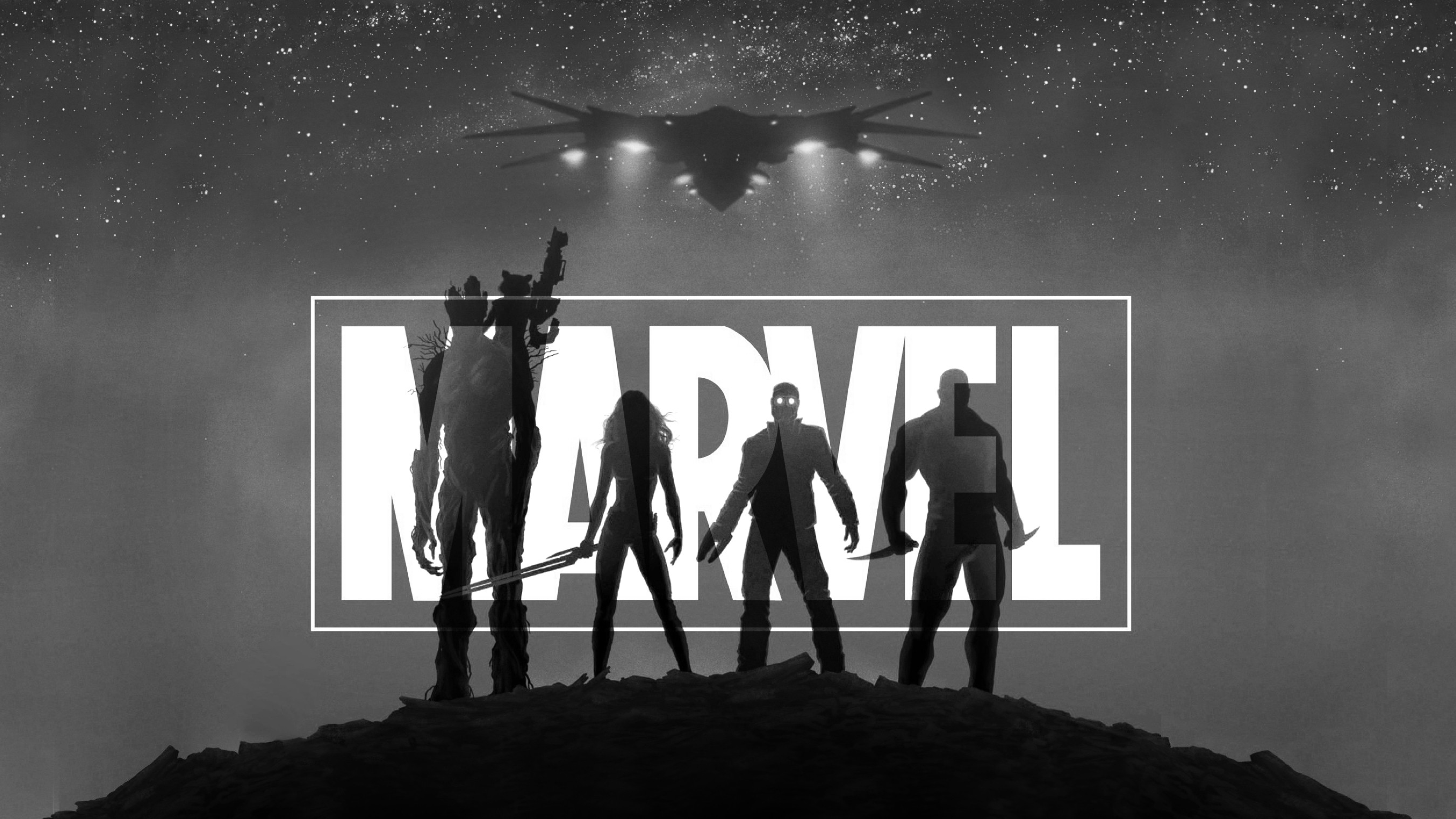 7680x4320 MARVEL Guardians Of The Galaxy Black and White 8K Wallpaper, HD  Movies 4K Wallpapers, Images, Photos and Background - Wallpapers Den