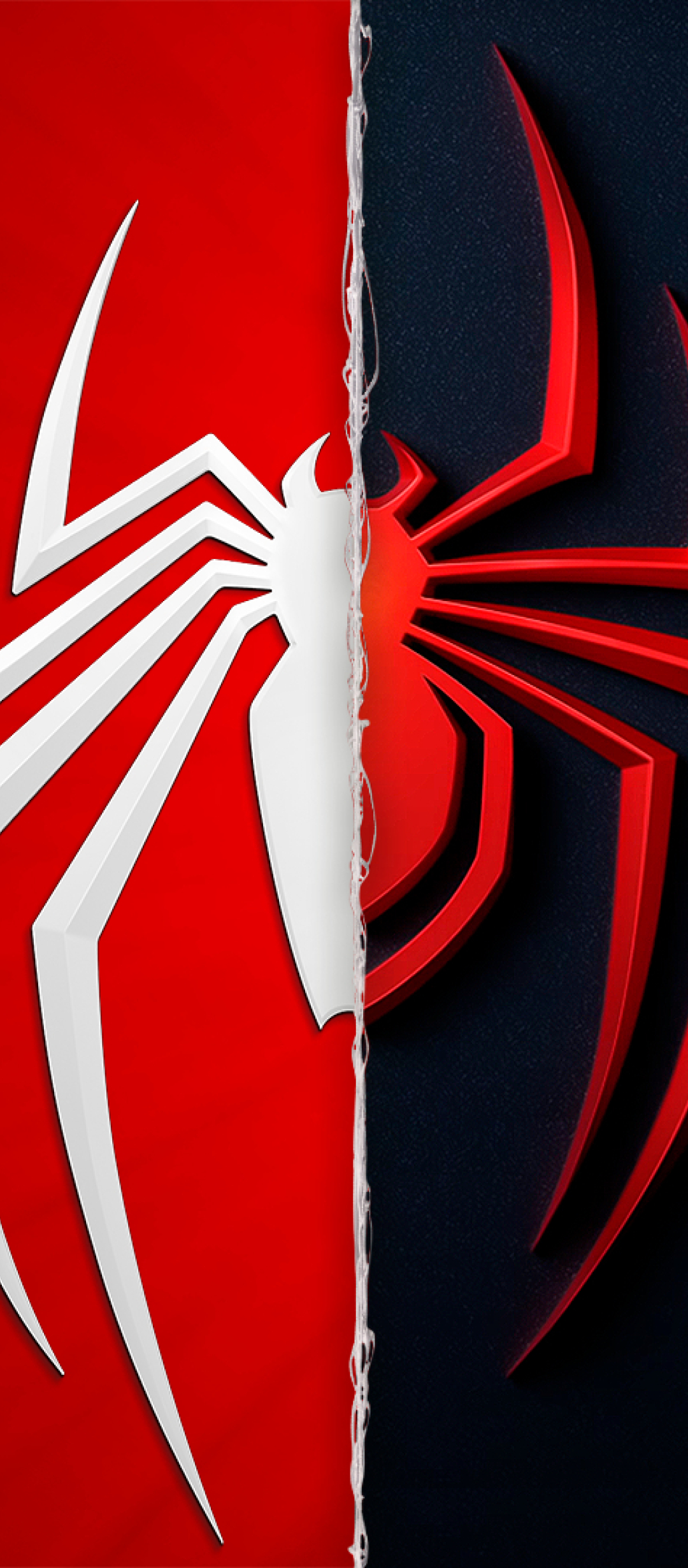 1080x2460 Marvel's Spider-Man Miles Morales Logo 1080x2460 ...