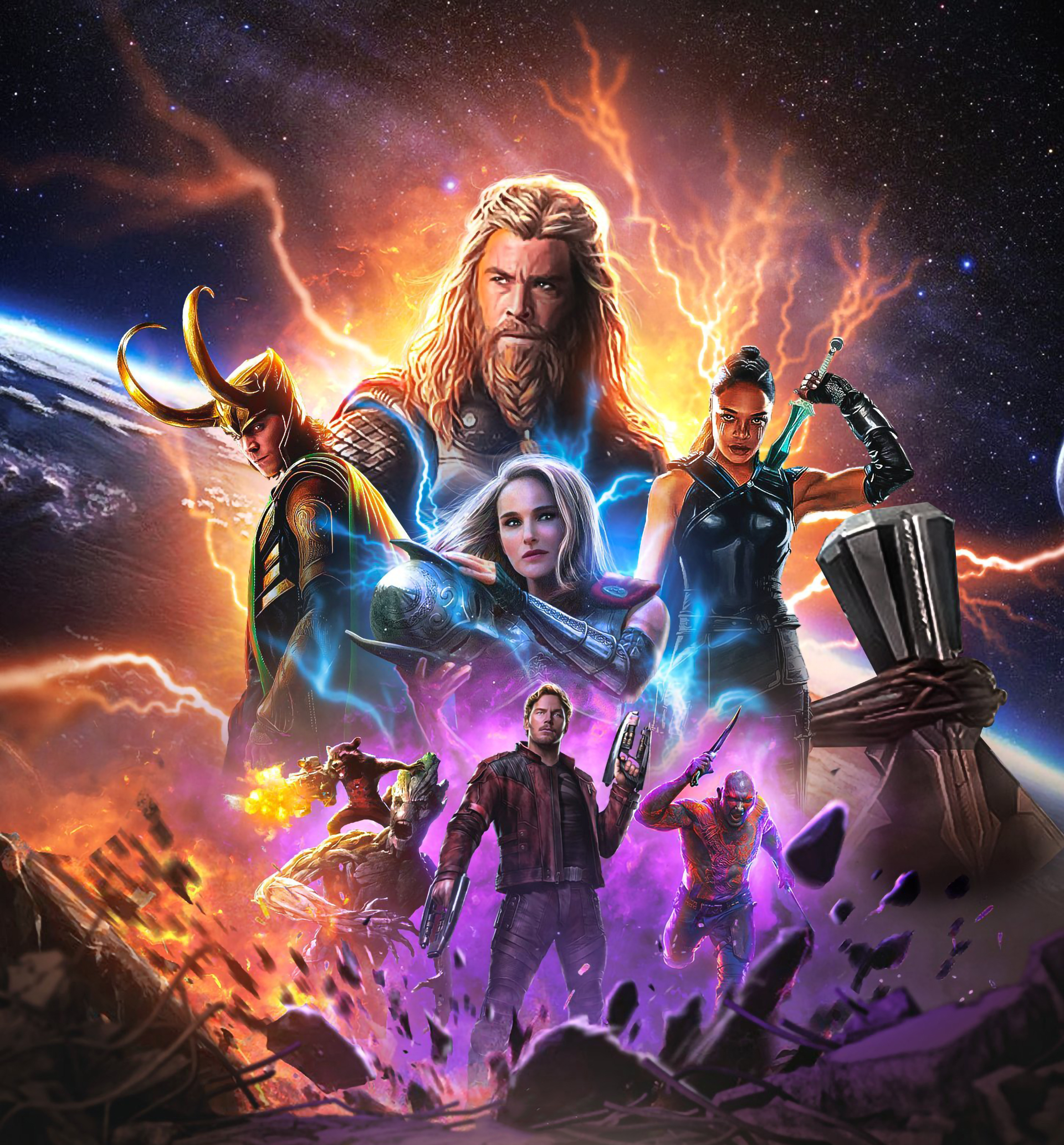 Marvel Thor Love and Thunder Movie 2022 Wallpaper, HD Movies 4K Wallpapers,  Images, Photos and Background - Wallpapers Den