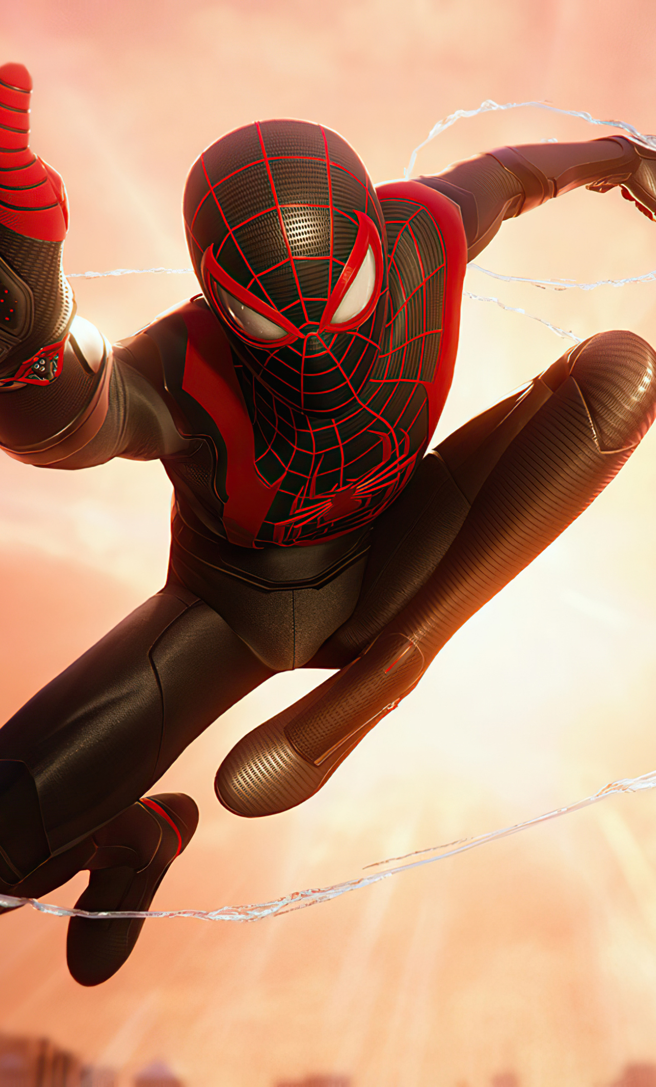 1280x2120 Marvels Spiderman Miles Morales And Parker Iphone 6 Plus