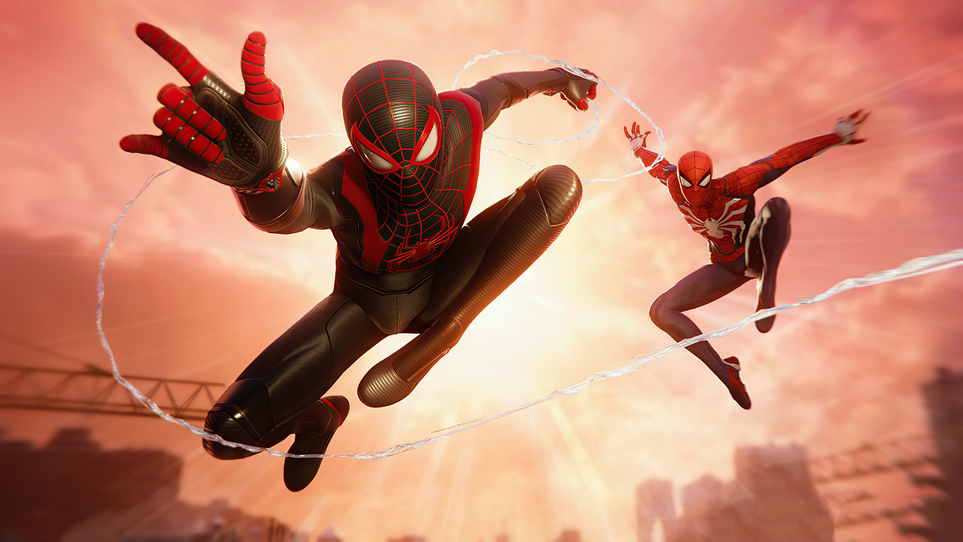 Marvels Spiderman Miles Morales And Parker Wallpaper Hd Games 4k