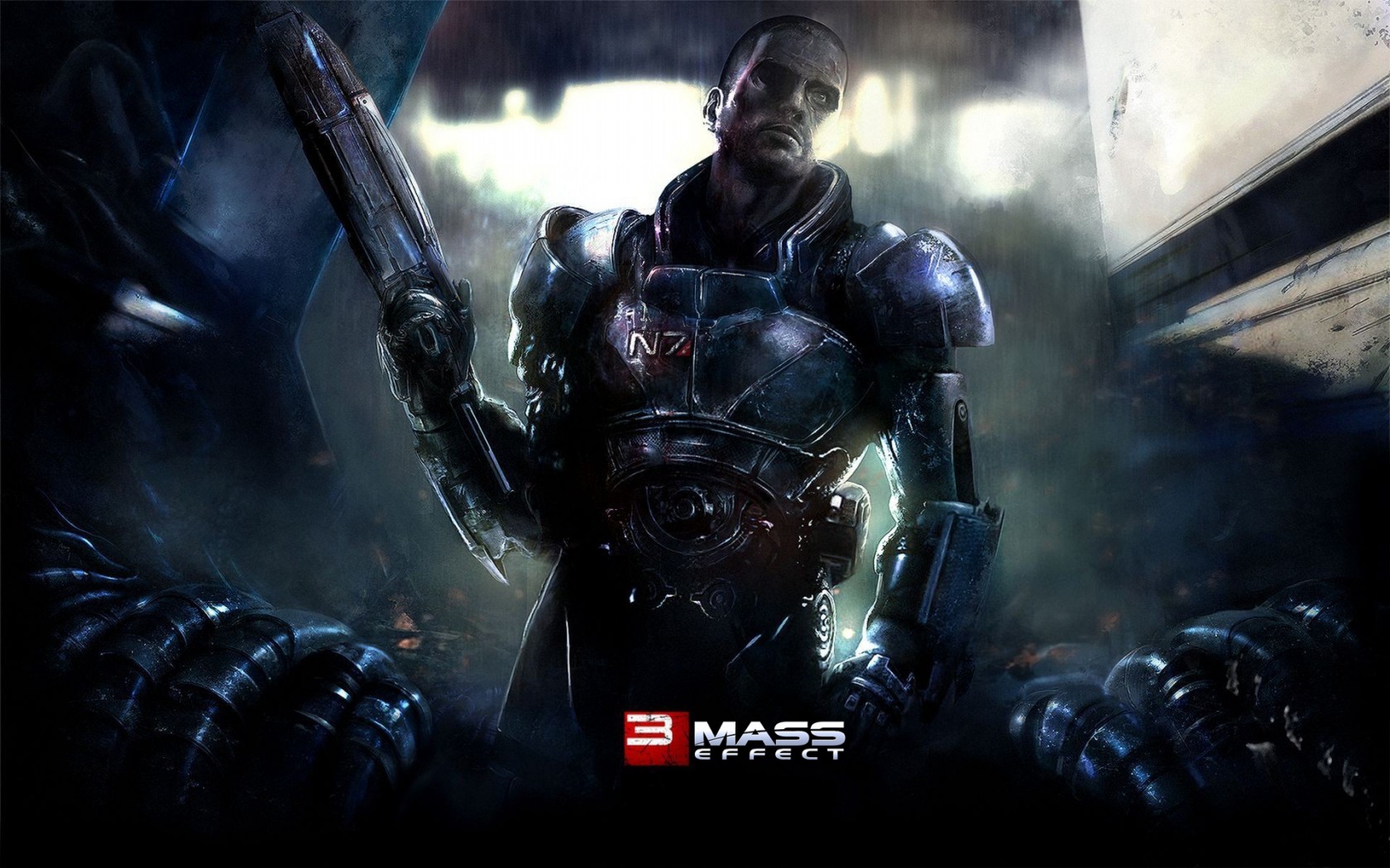 Mass Effect 3 Shepard N7 Wallpaper Hd Games 4k Wallpapers Images Photos And Background