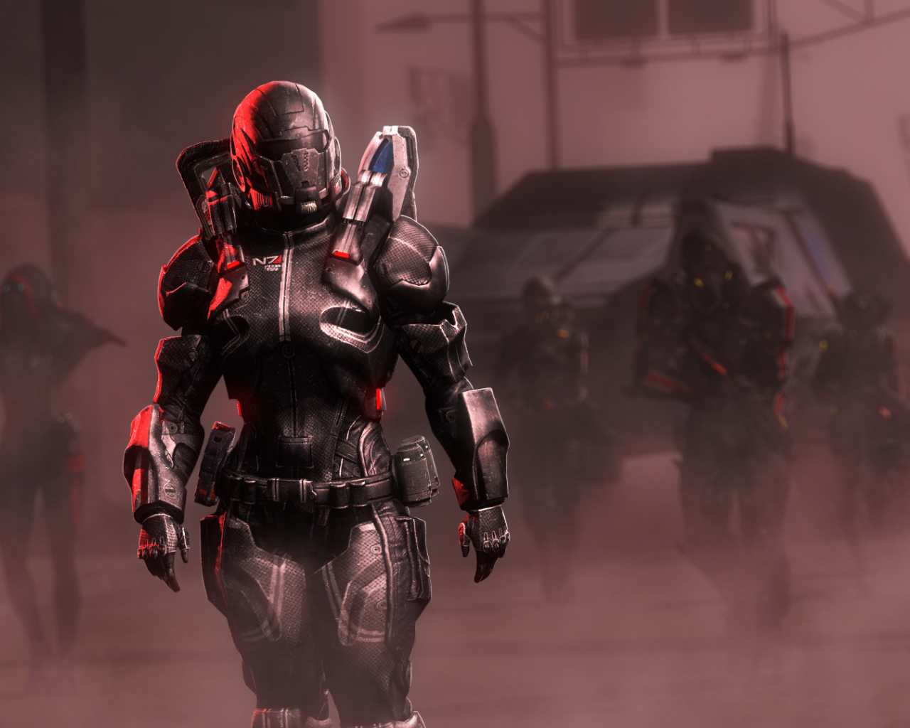 1280x1024 Resolution Mass Effect Shepard Armor 1280x1024 Resolution Wallpaper Wallpapers Den 