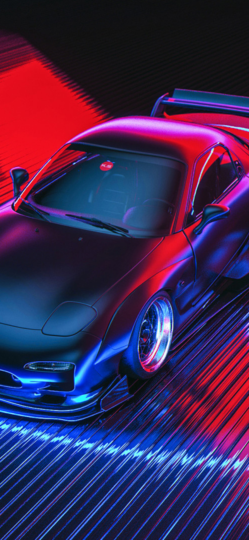 828x1792 Resolution Mazda RX-7 Digital Art 828x1792 Resolution ...